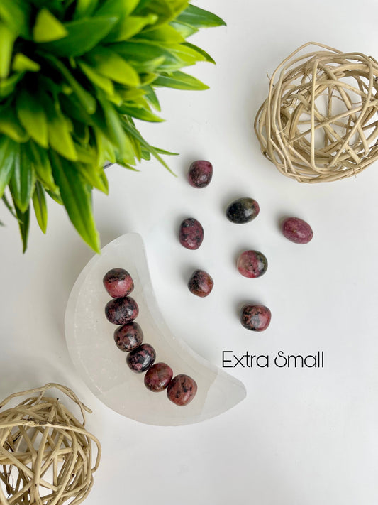 Rhodonite Tumbles - Extra Small