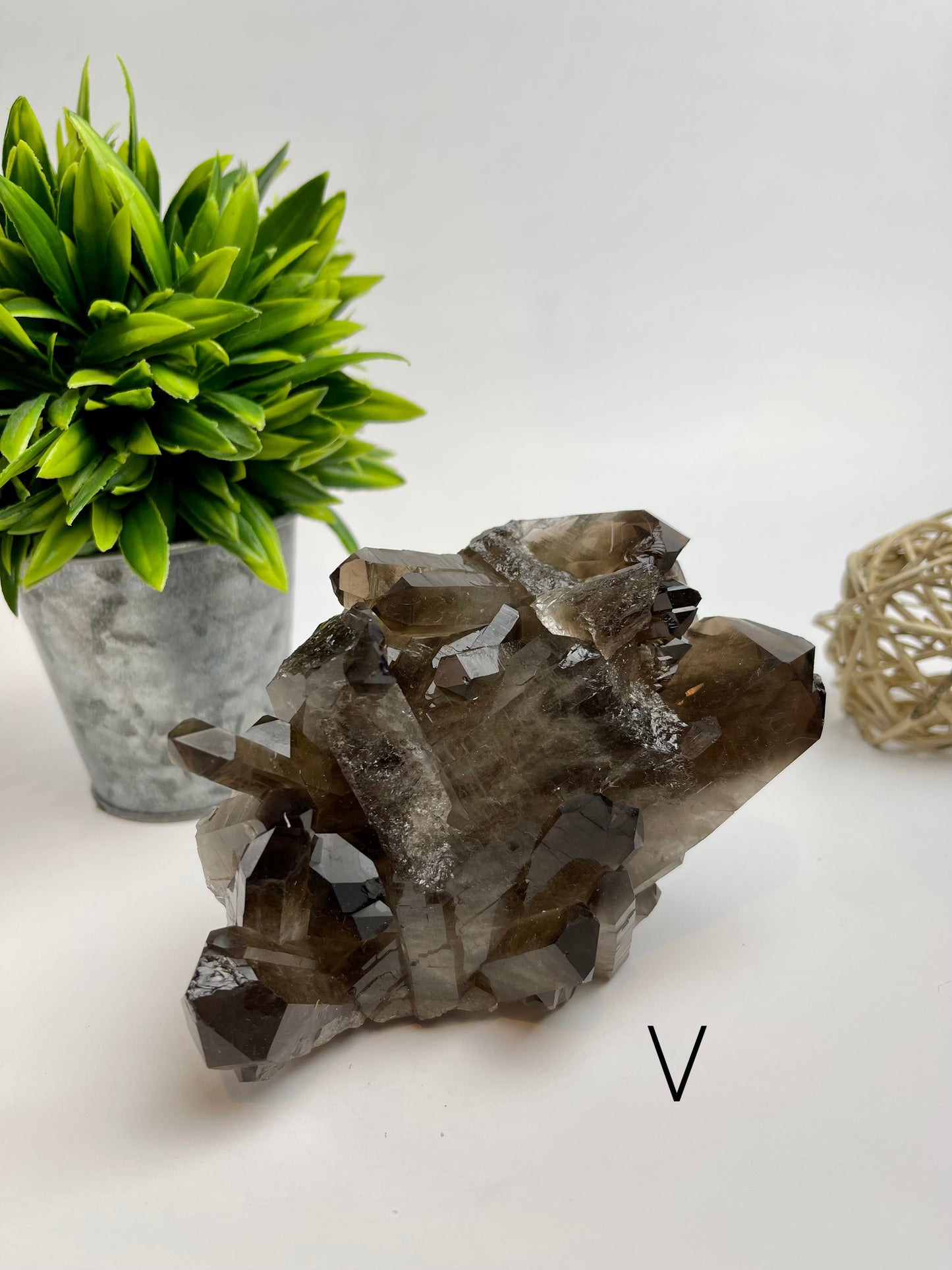 Smokey Quartz Raw Cluster - V