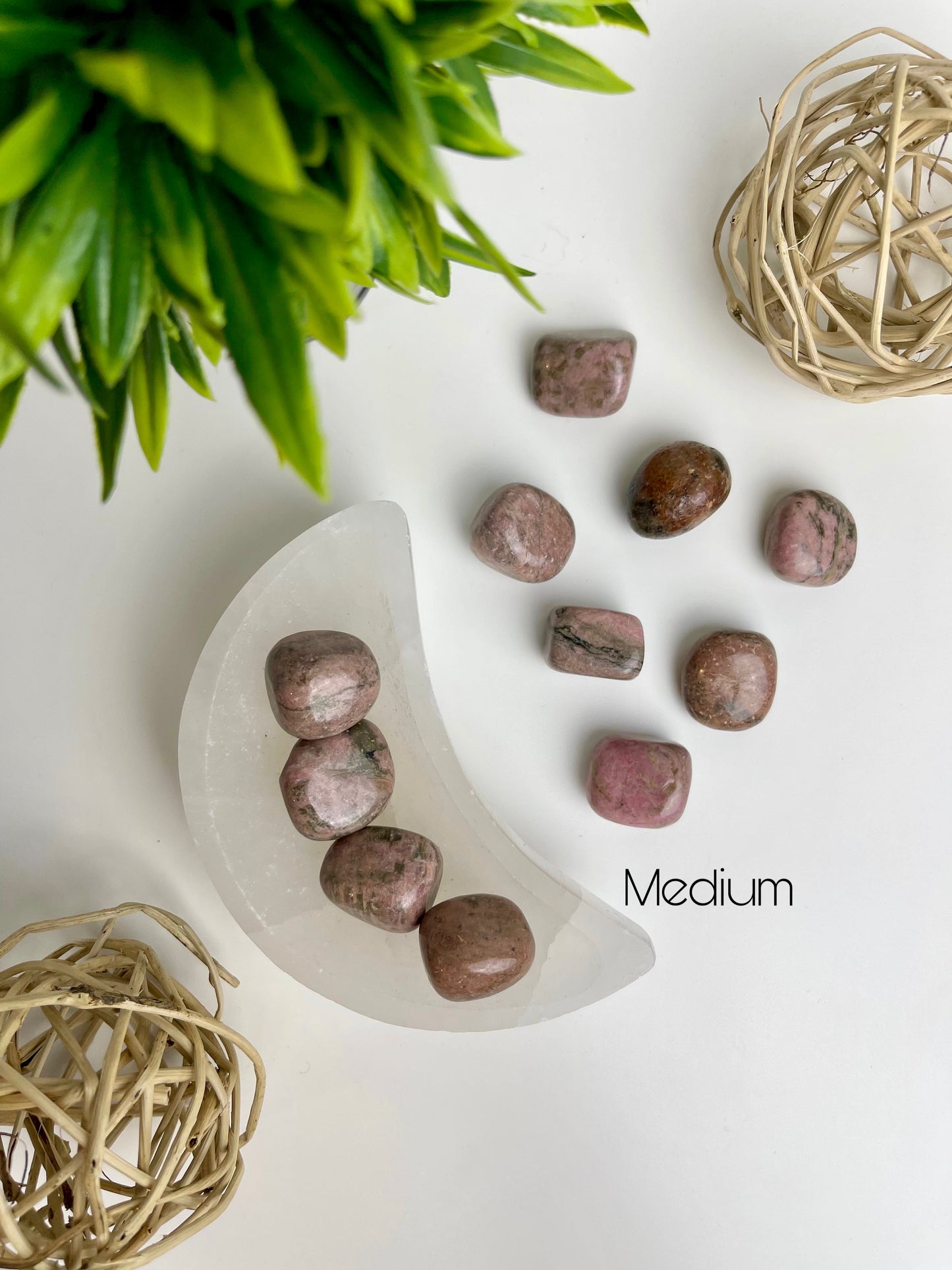 Rhodonite Tumbles - Medium