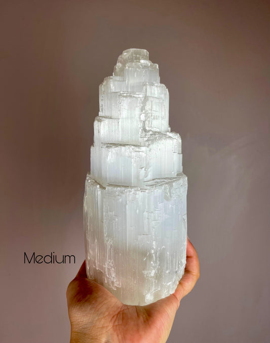 Selenite Lamps - Medium