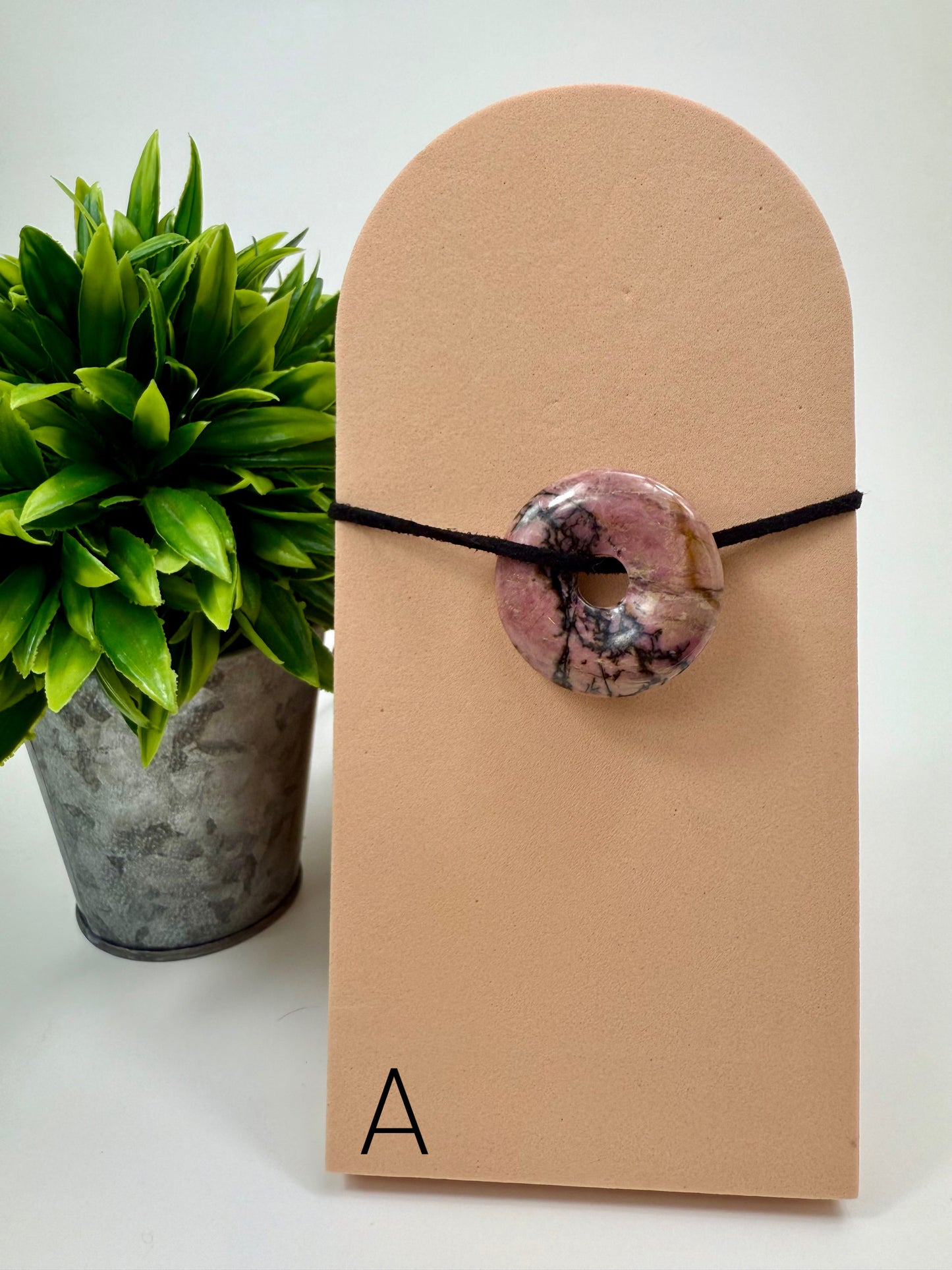 Rhodonite Pendant - A