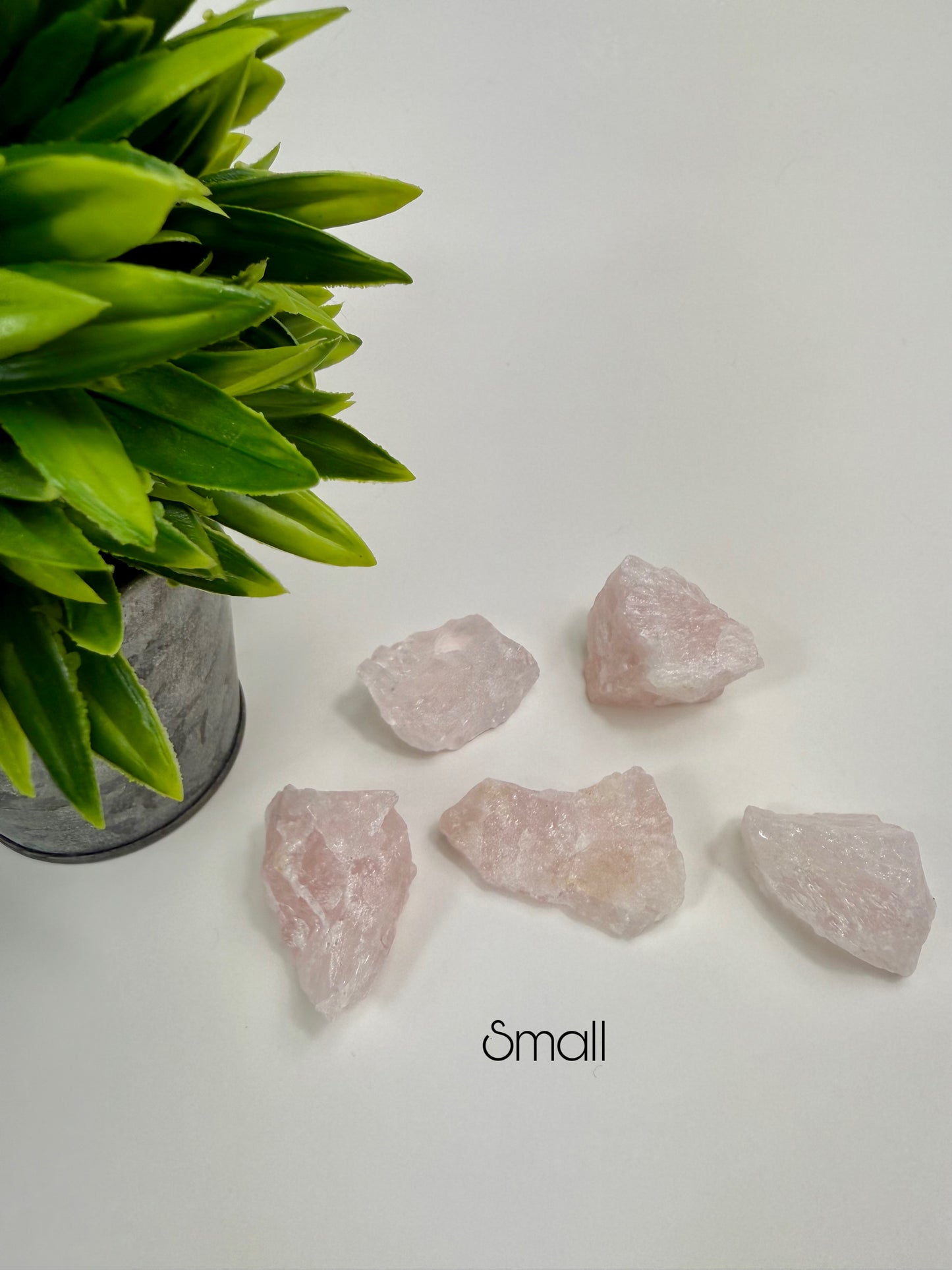 Rose Quartz Raw Pieces - Small