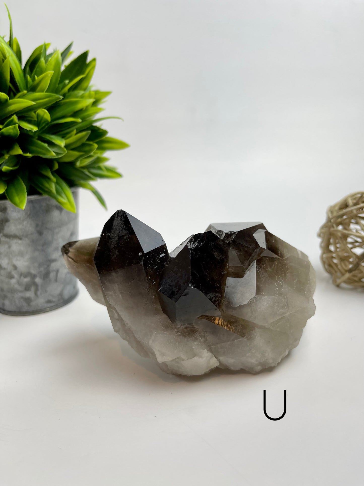 Smokey Quartz Raw Cluster - U