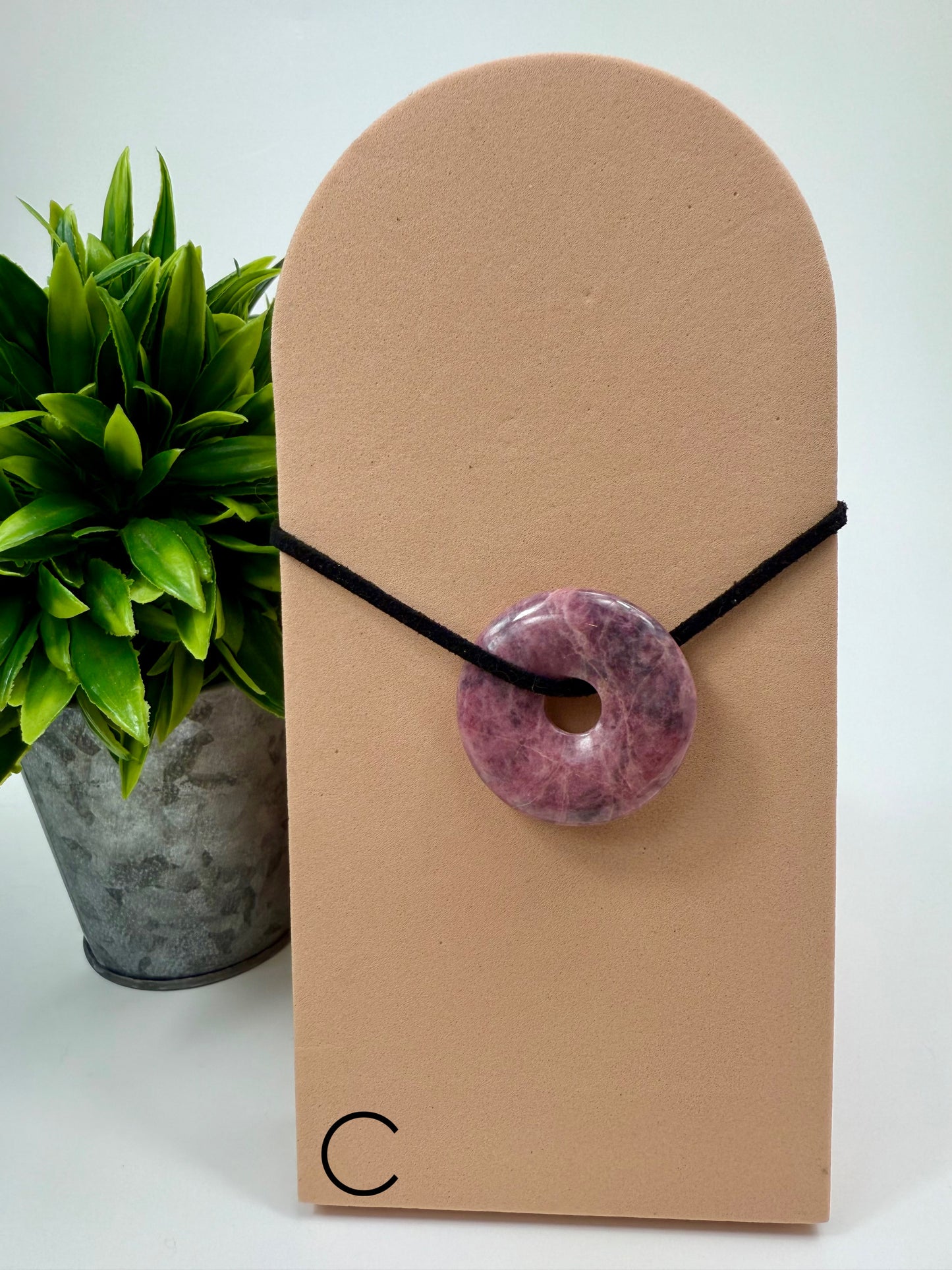 Rhodonite Pendant - C