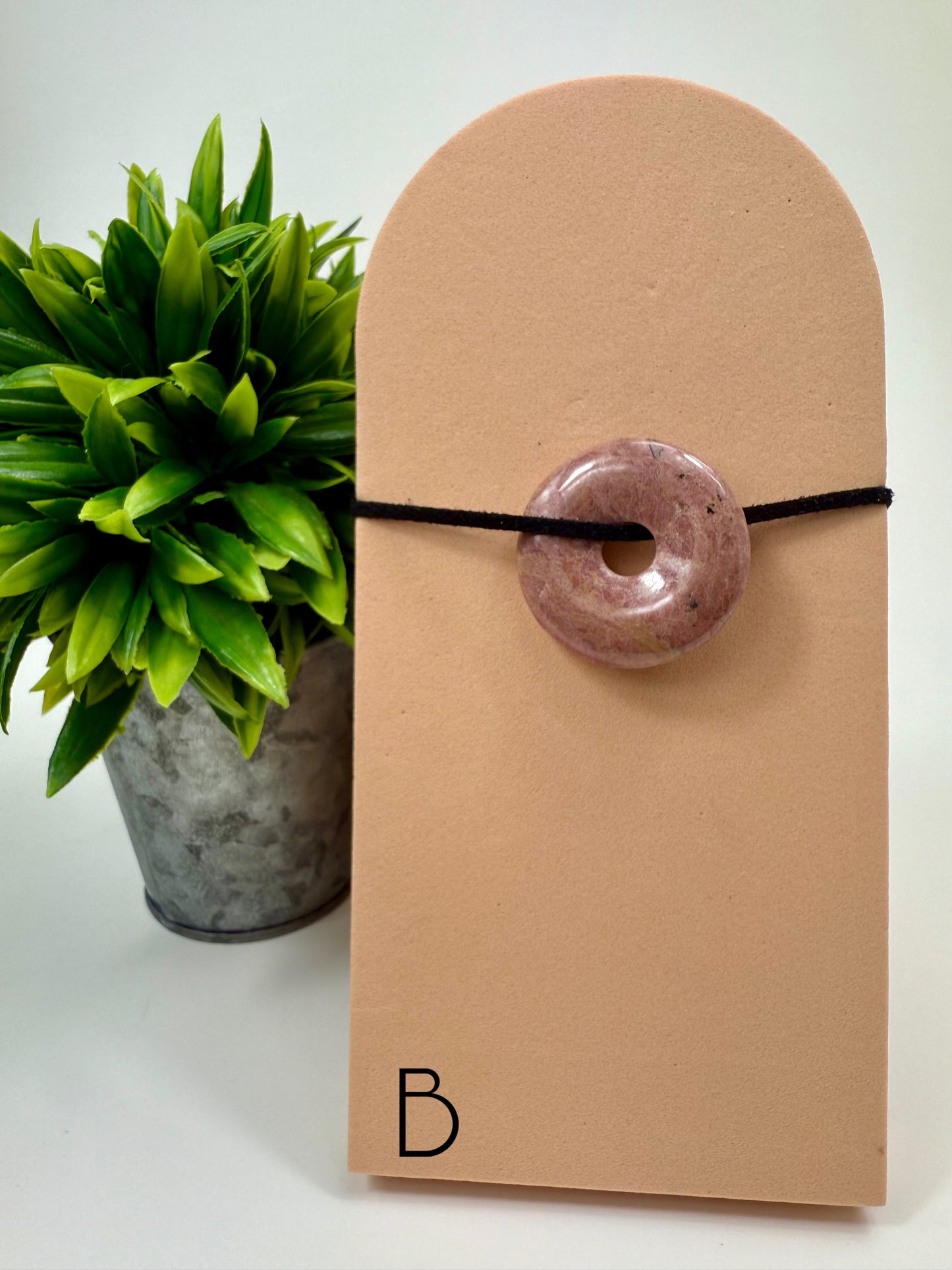 Rhodonite Pendant - B