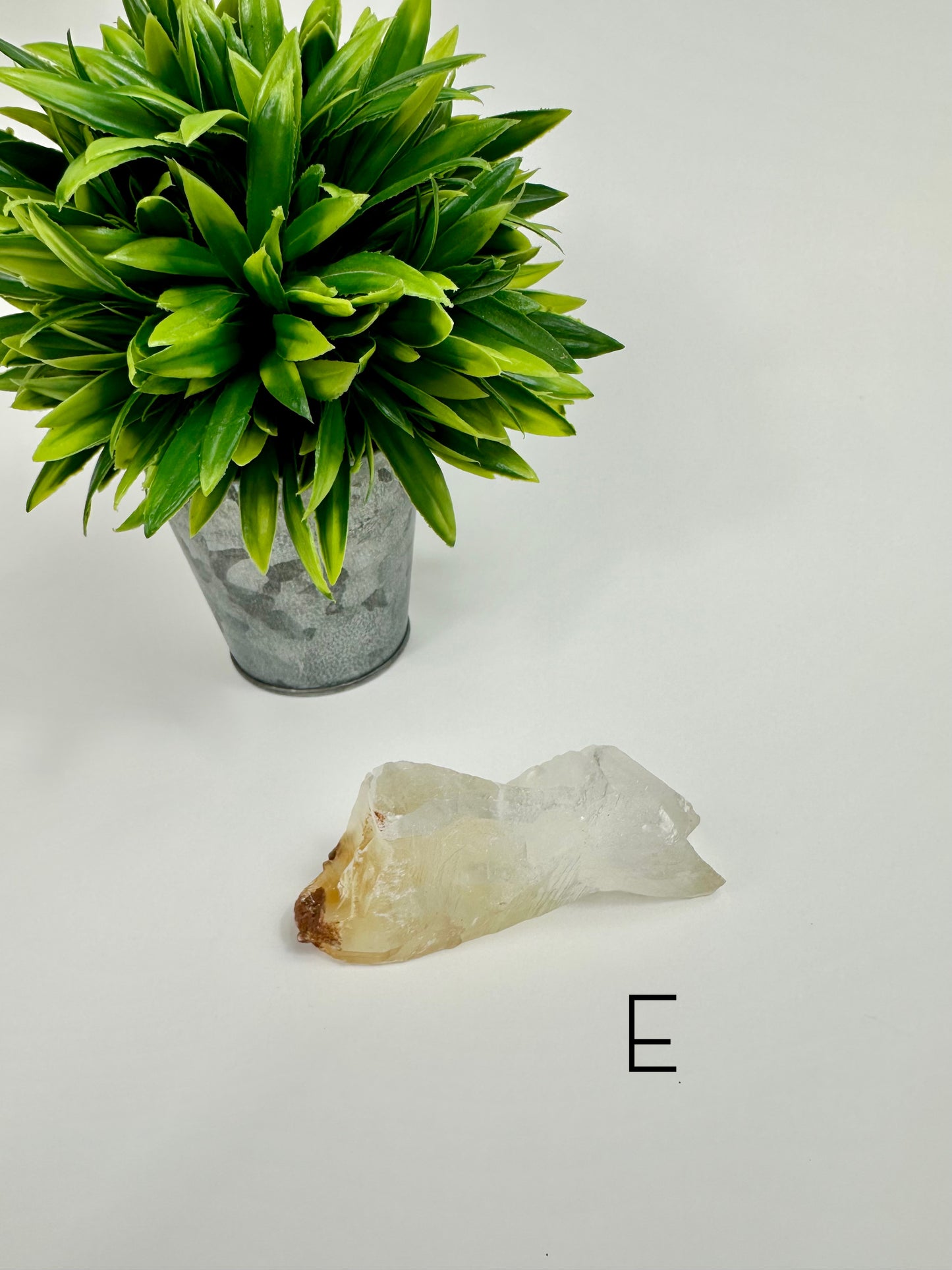 Golden Phantom Healer Selenite Raw Specimen - E
