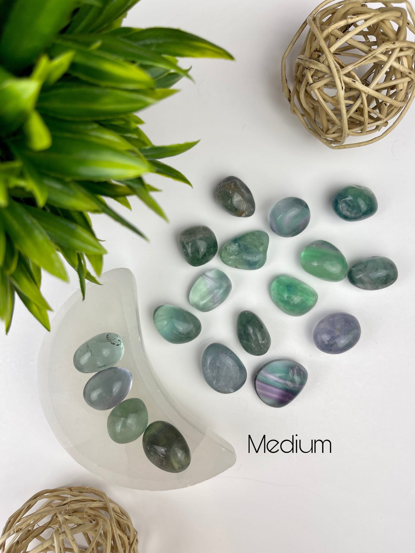 Rainbow Fluorite Tumbles - Medium