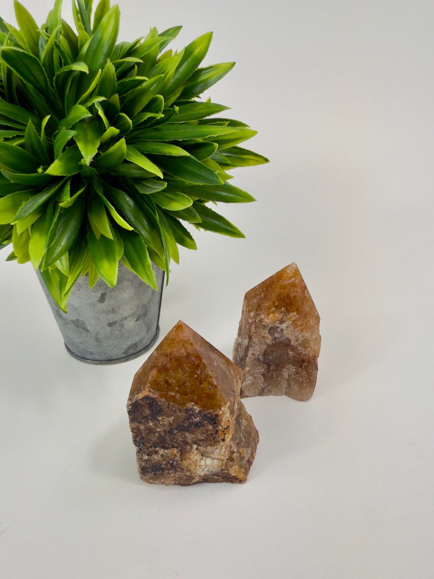 Yellow Hematoid Quartz Raw/Polished Points