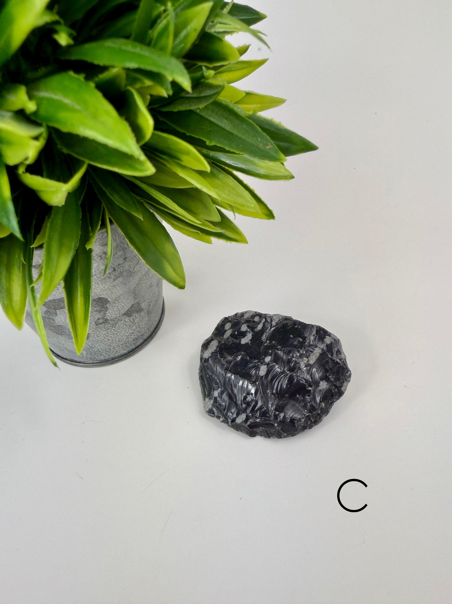 Snowflake Obsidian Raw Specimen - C