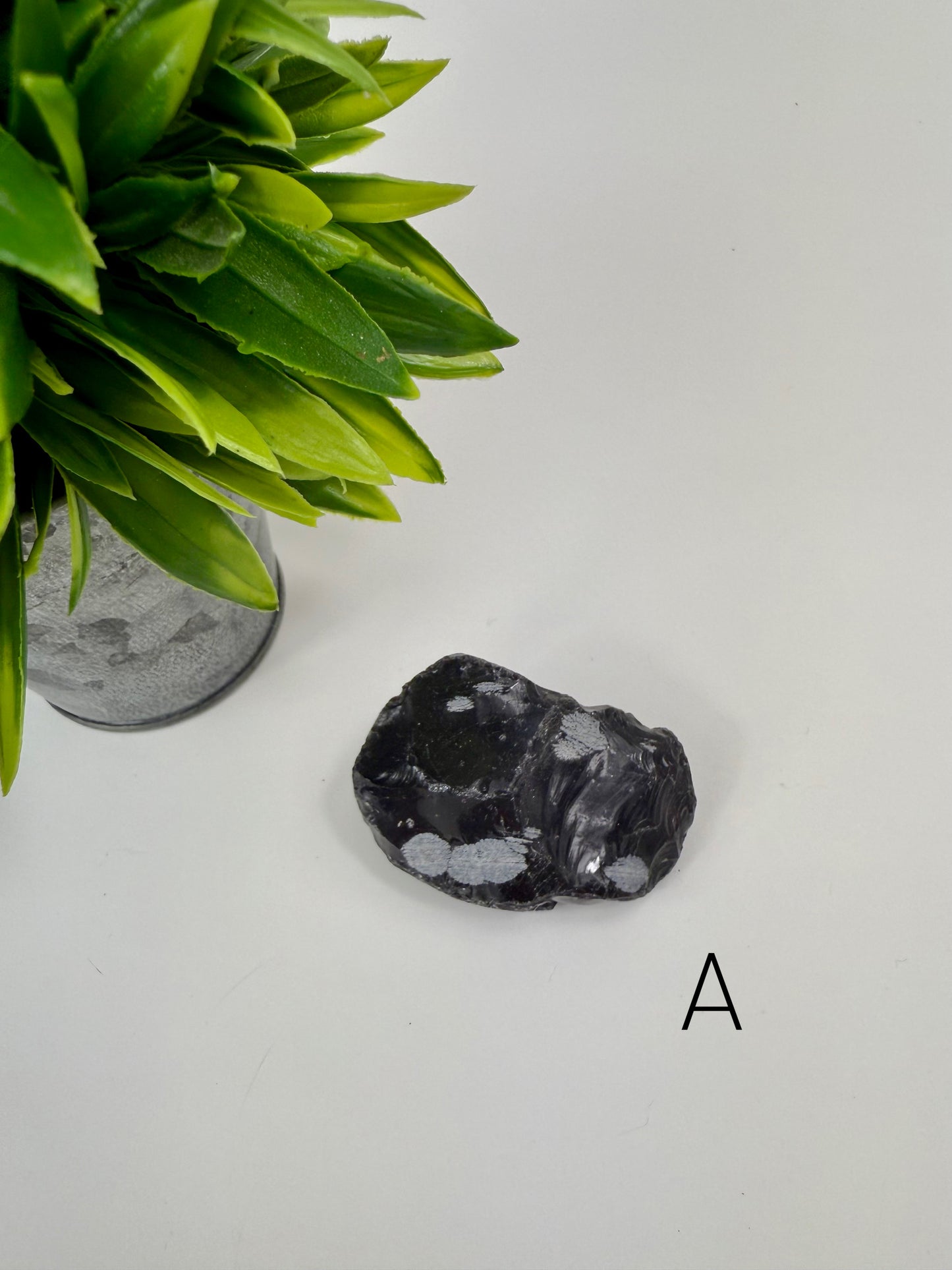 Snowflake Obsidian Raw Specimen - A