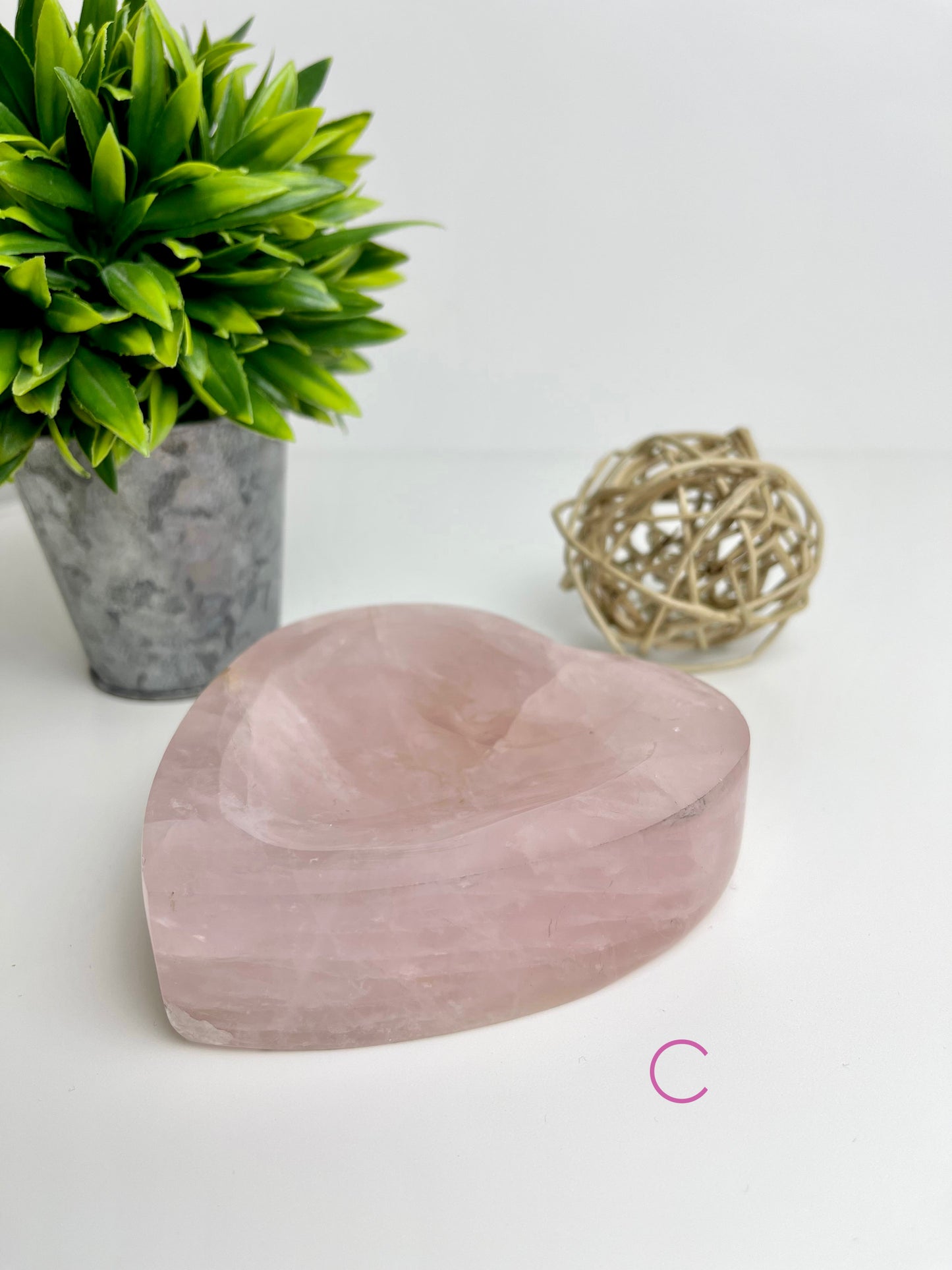 Rose Quartz Bowls - Canadian Crystal Queens
