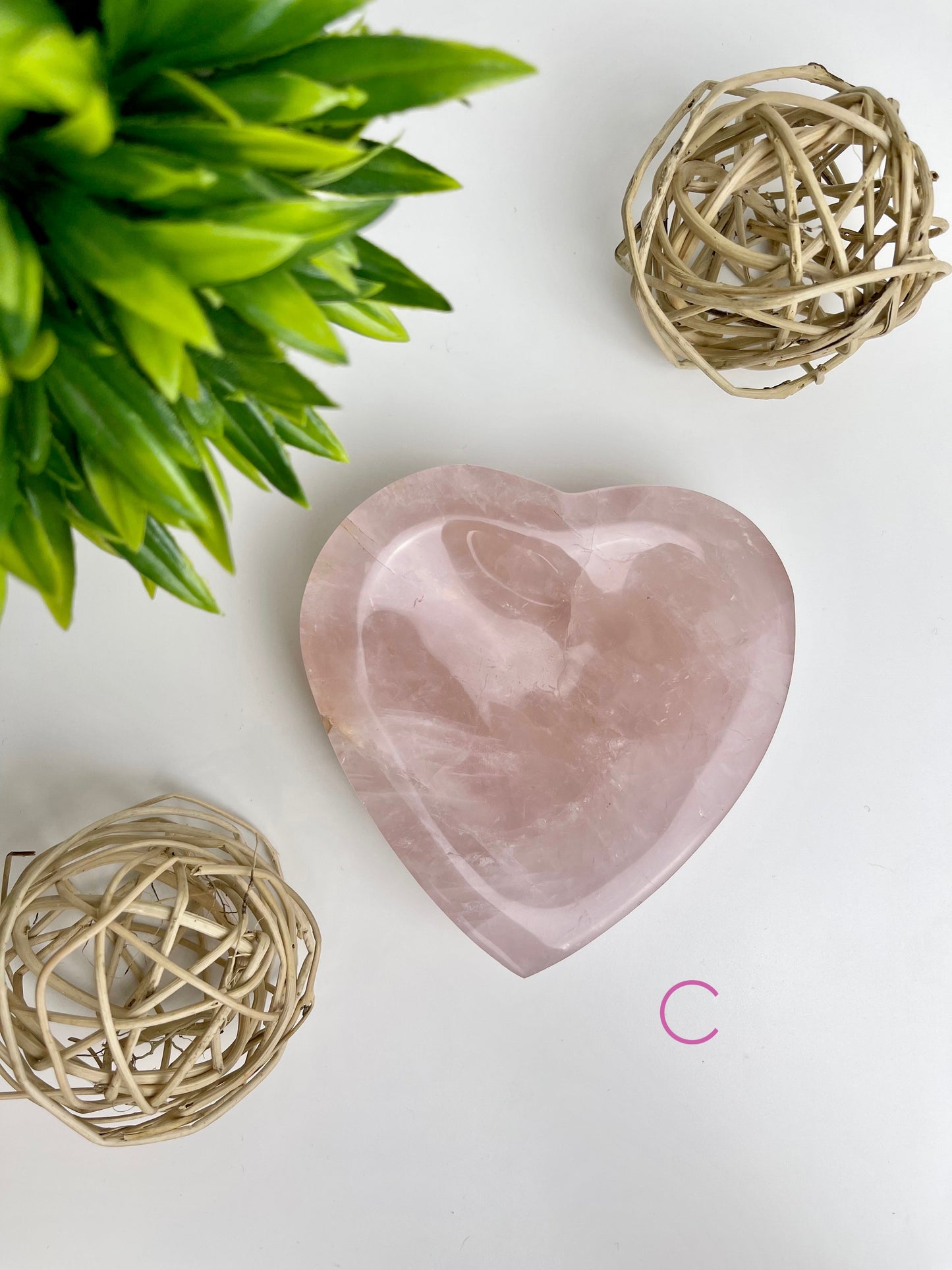 Rose Quartz Bowls - Canadian Crystal Queens