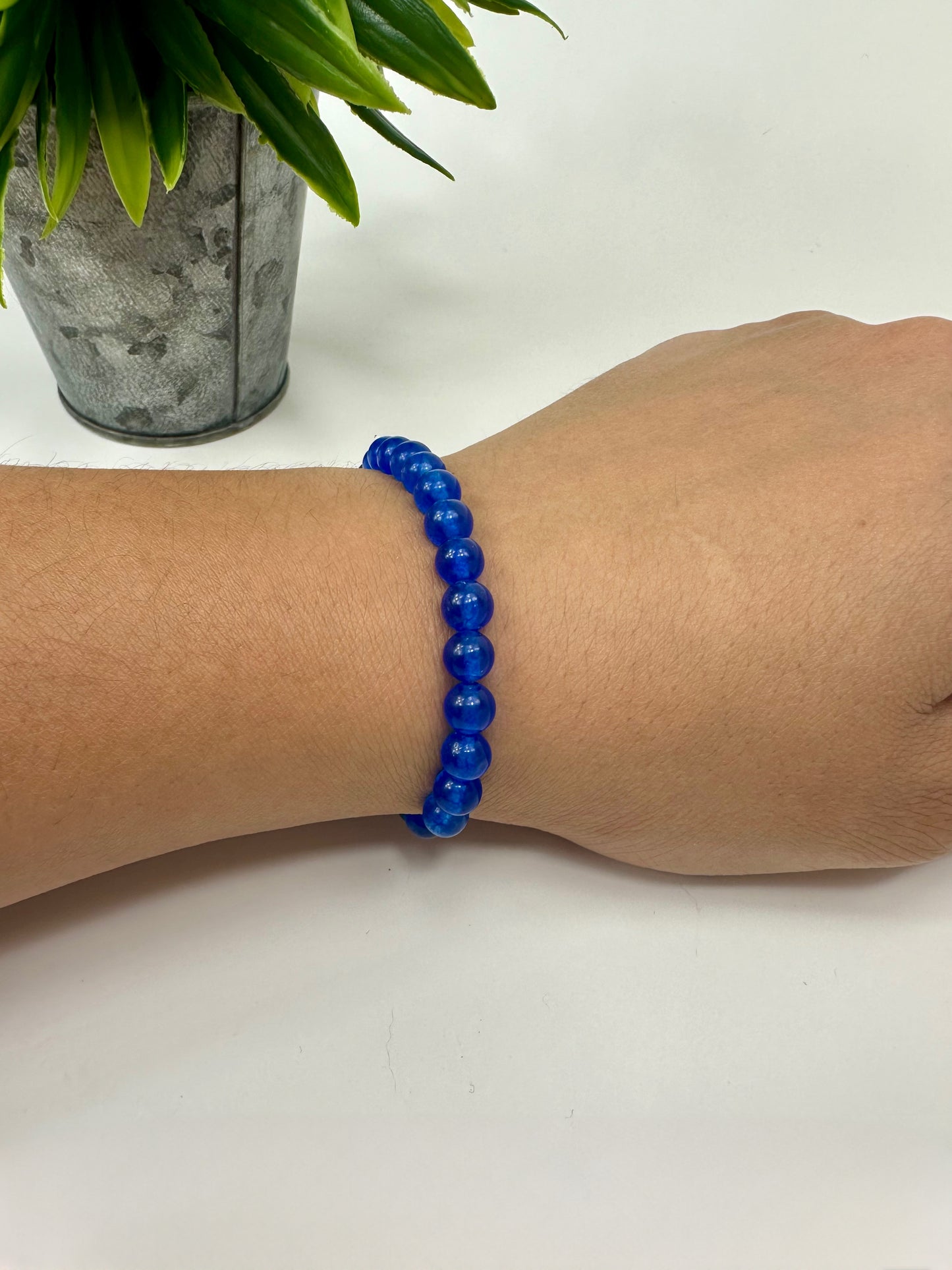 Blue Jade Crystal Bracelet