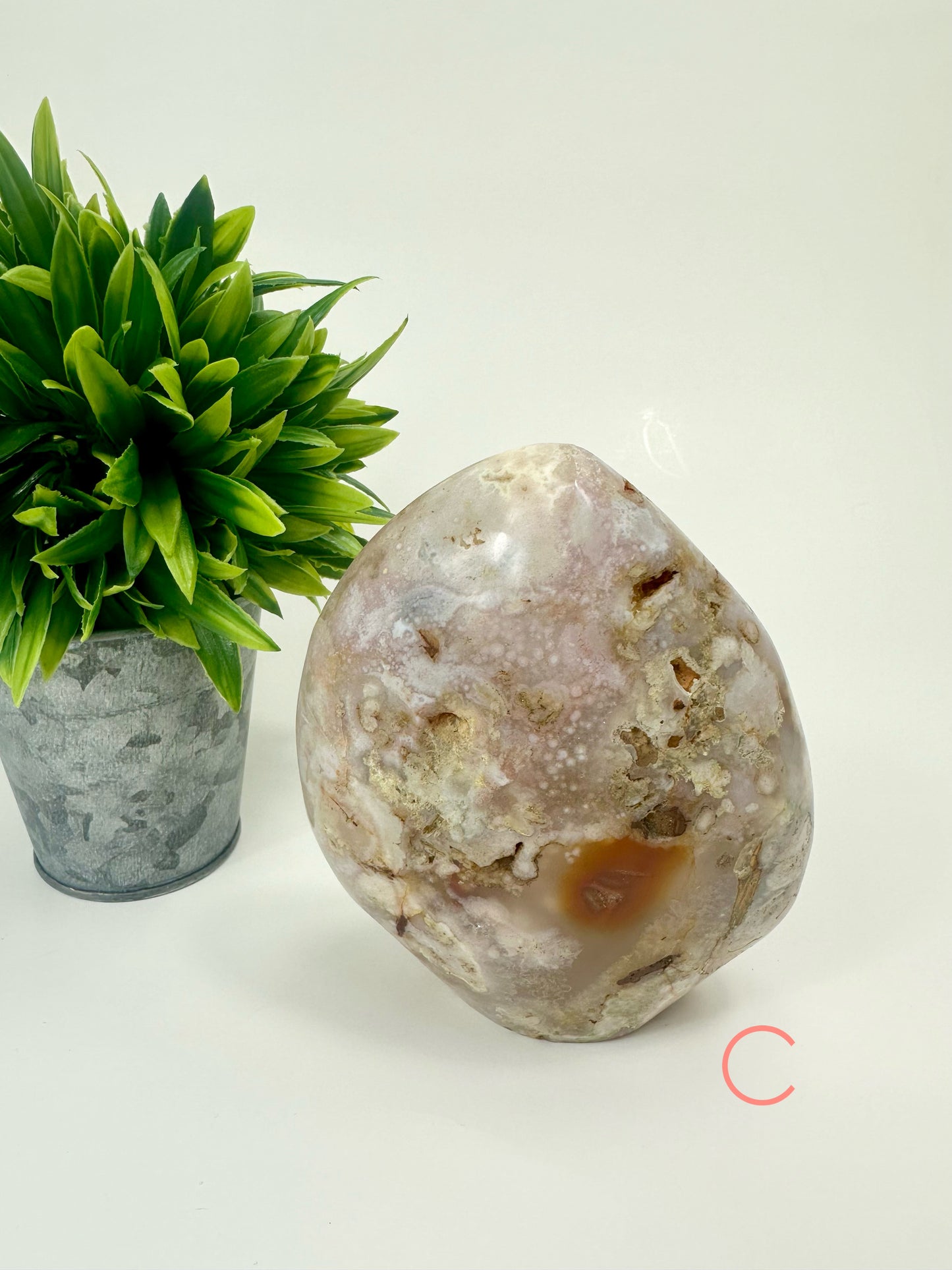 Flower Agate Polished Freeform - C