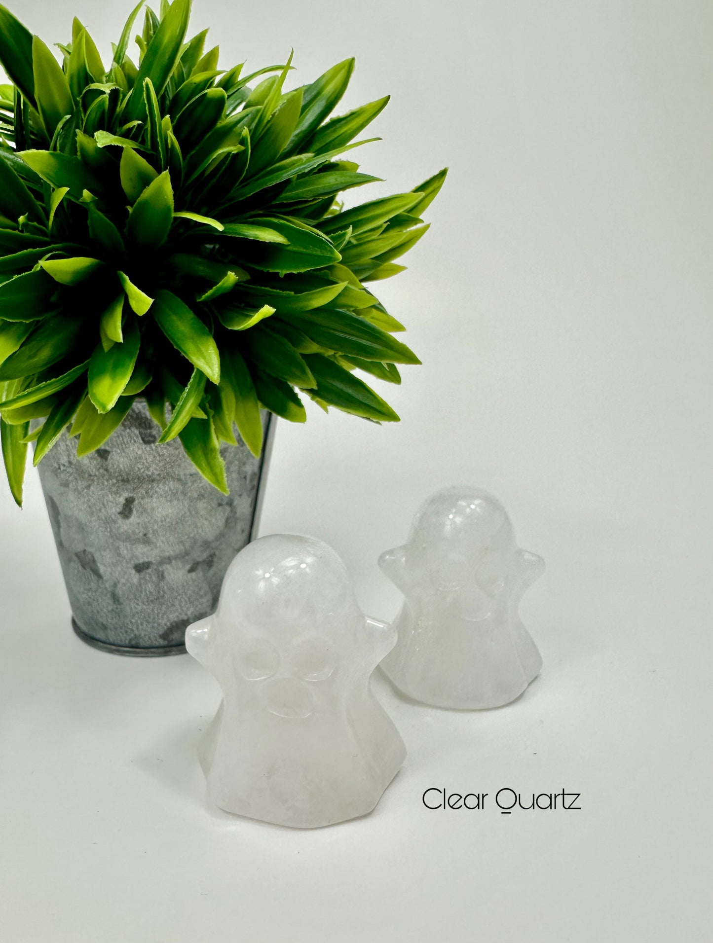 Clear Quartz Crystal Ghosts
