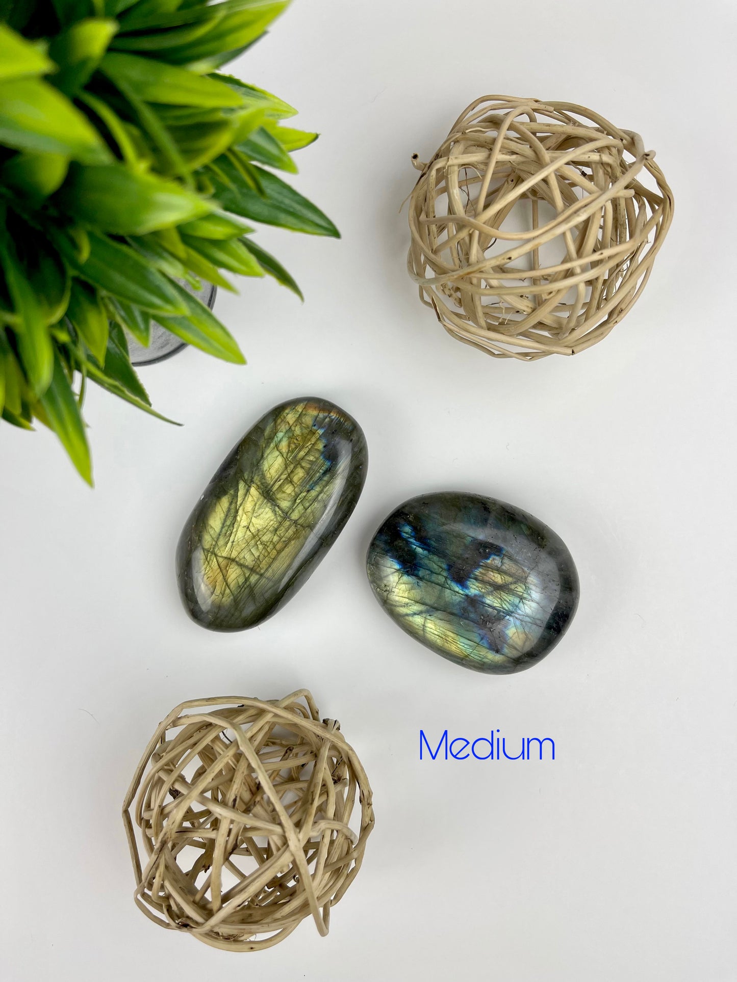 Medium Labradorite Palm Stones