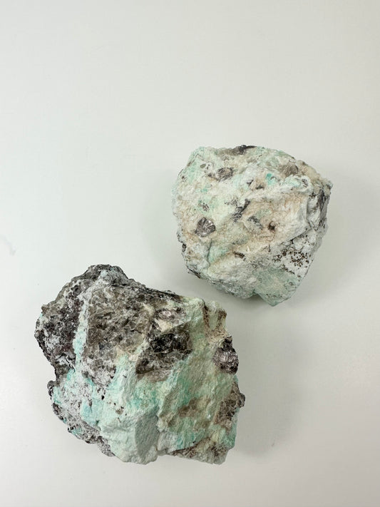 Amazonite with Mica Raw Specimens