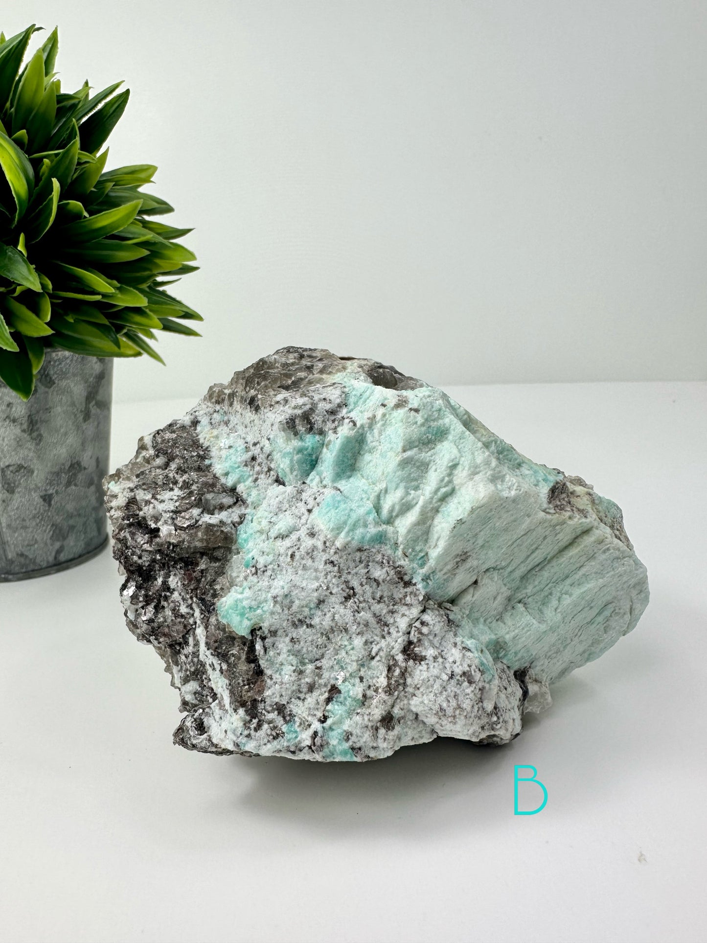 Amazonite with Mica Raw Specimen B