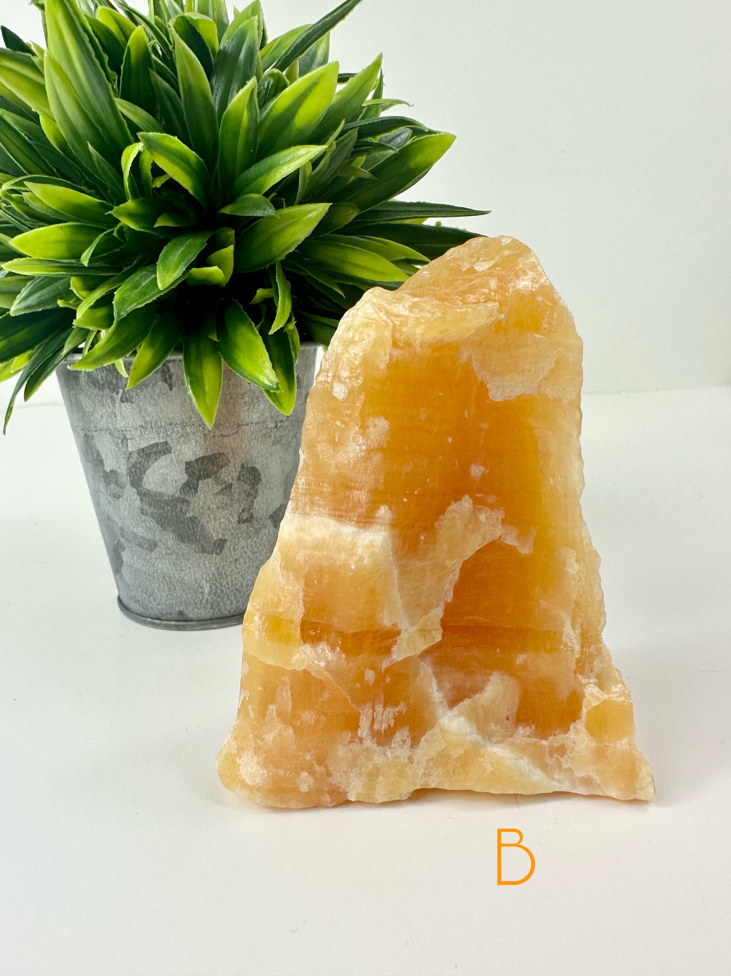 Orange Calcite Raw Specimen B