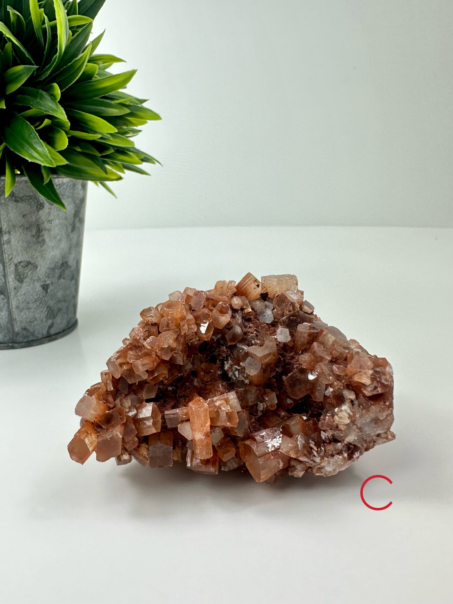 Red Aragonite Raw Cluster C