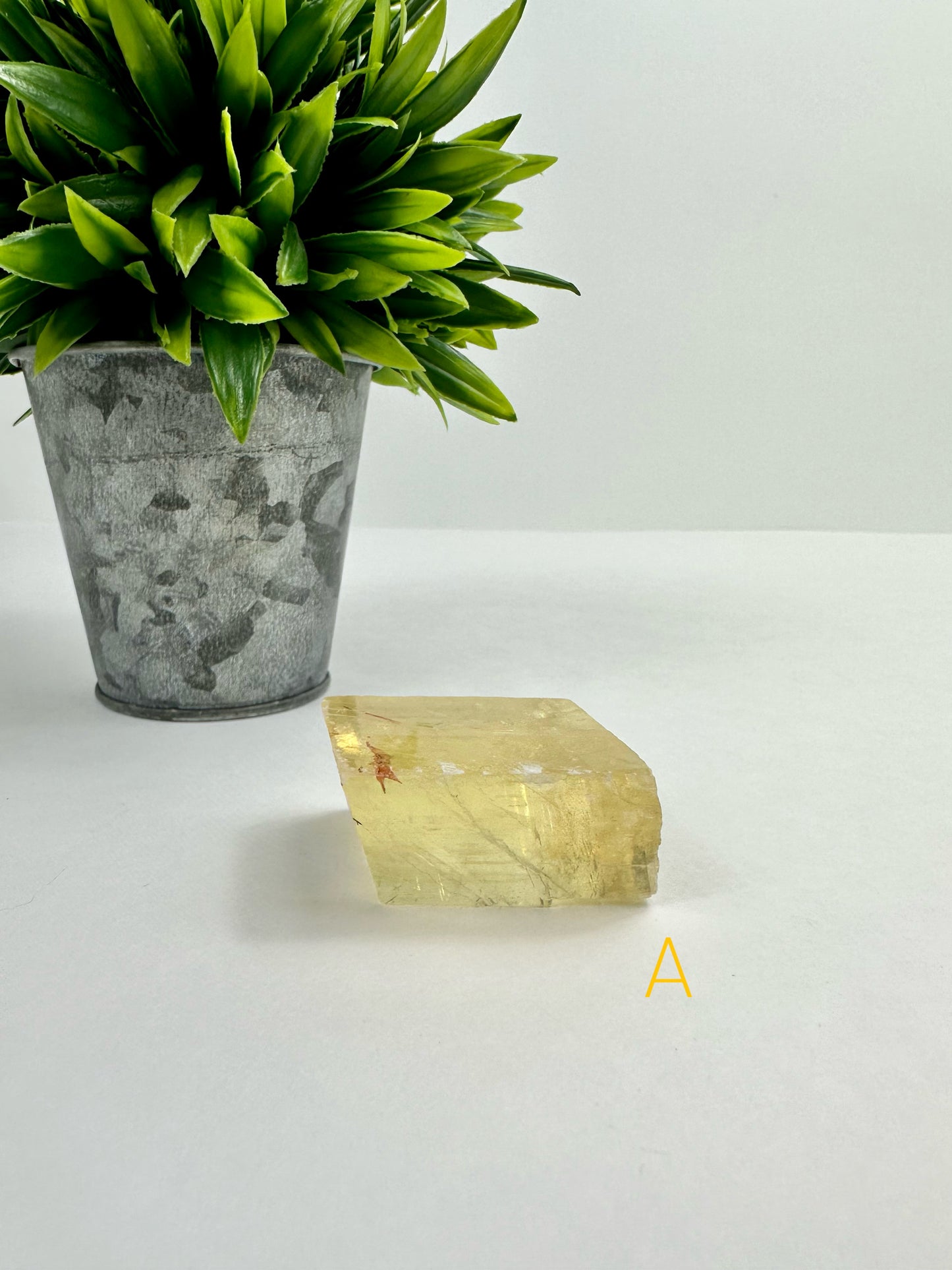 Yellow Optical Calcite Raw Piece A