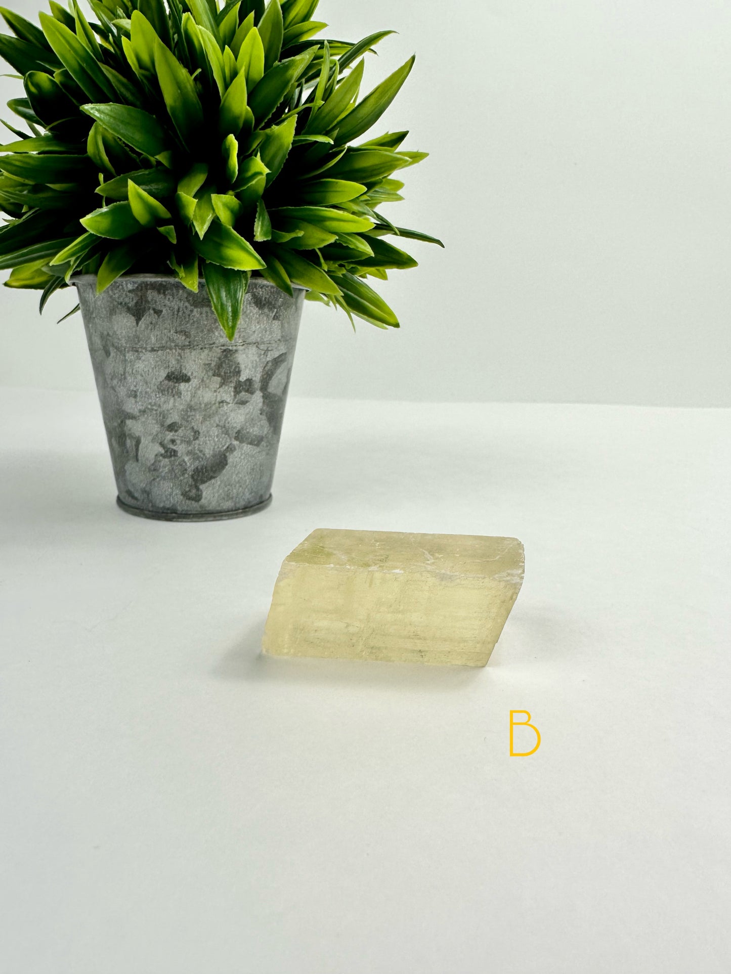 Yellow Optical Calcite Raw Piece B