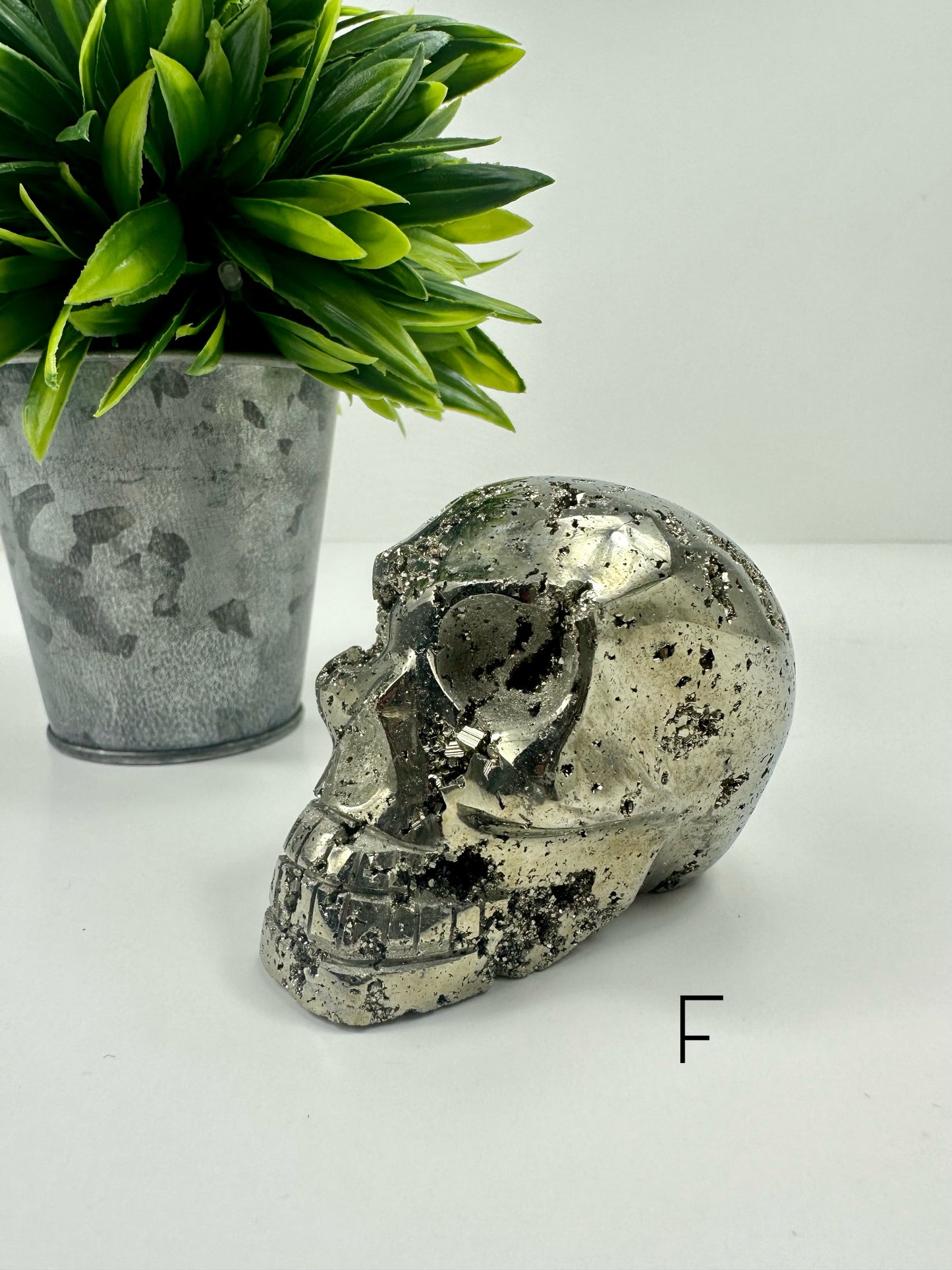 Pyrite Skull F
