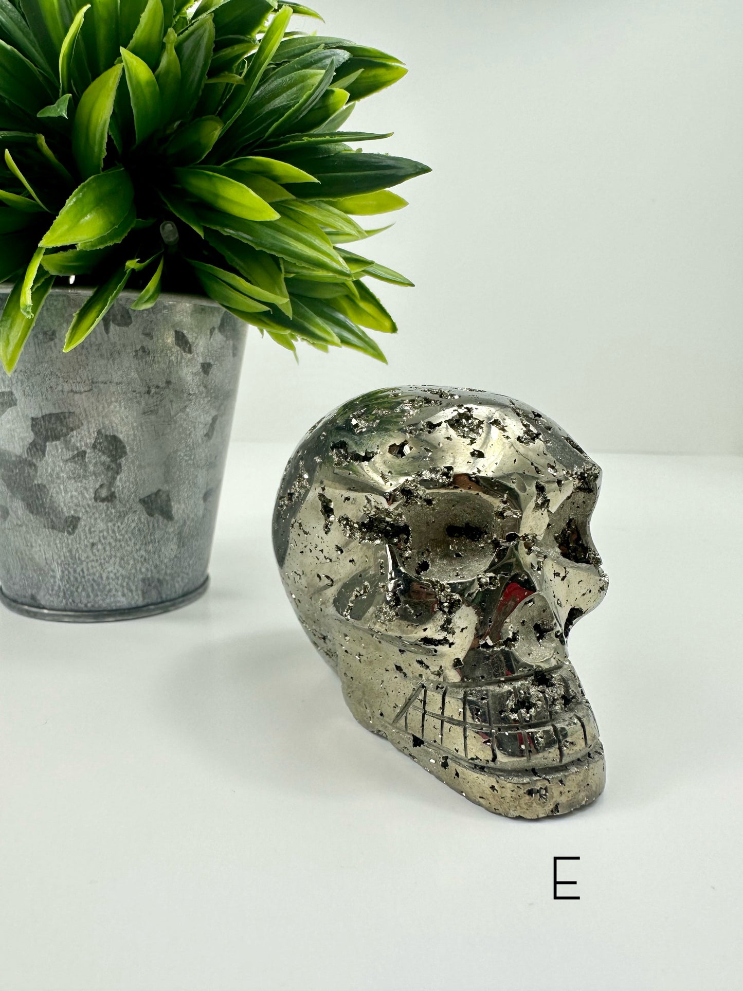 Pyrite Skull E
