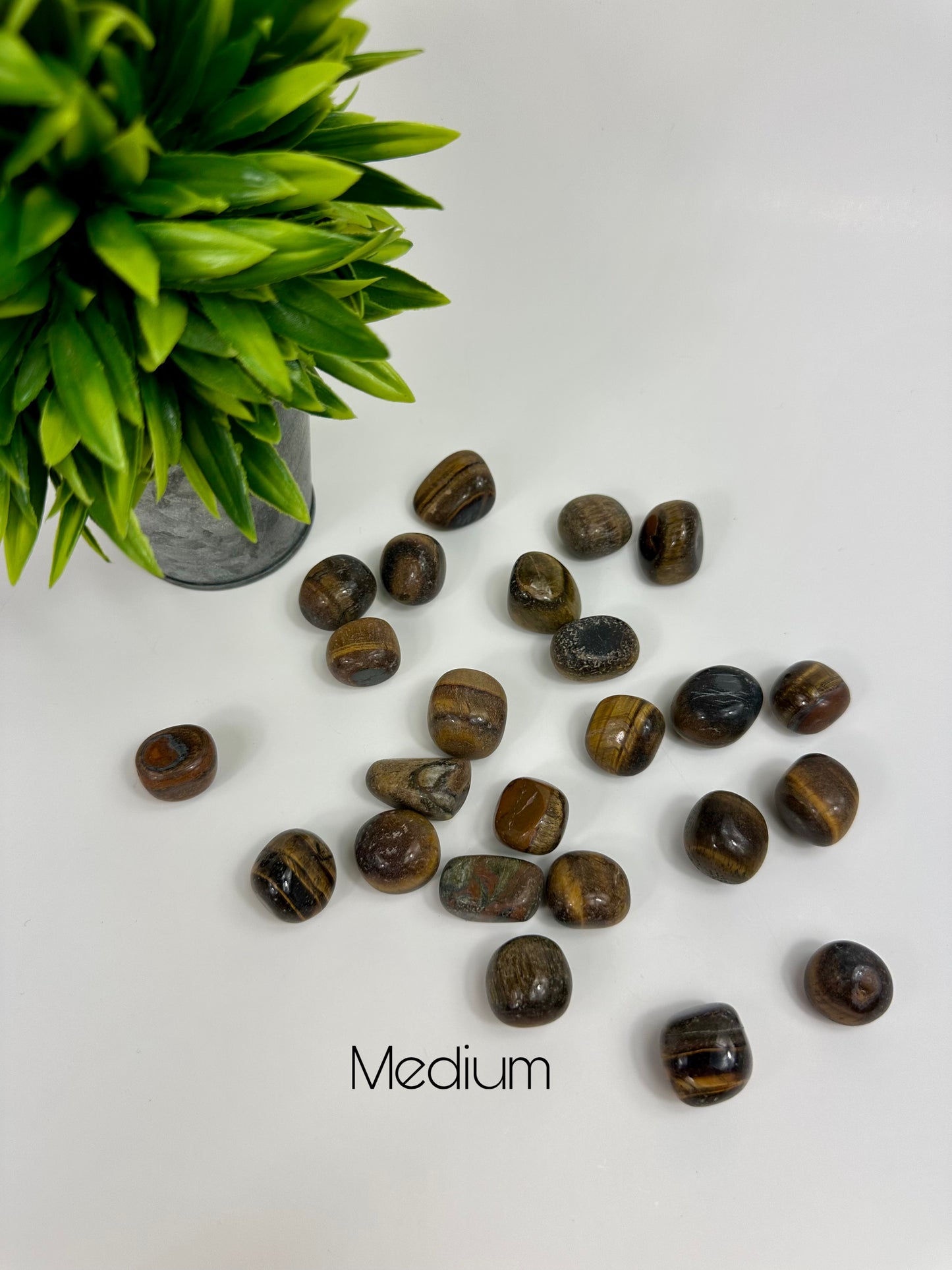 Golden Tiger's Eye Tumbles - Medium