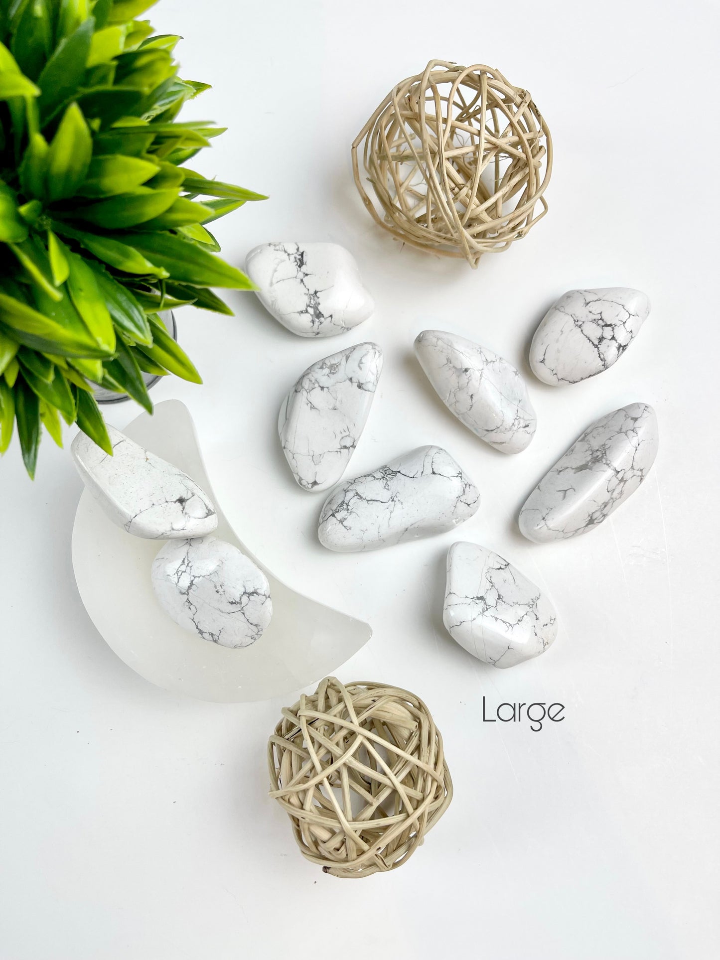 Large Howlite Tumbles