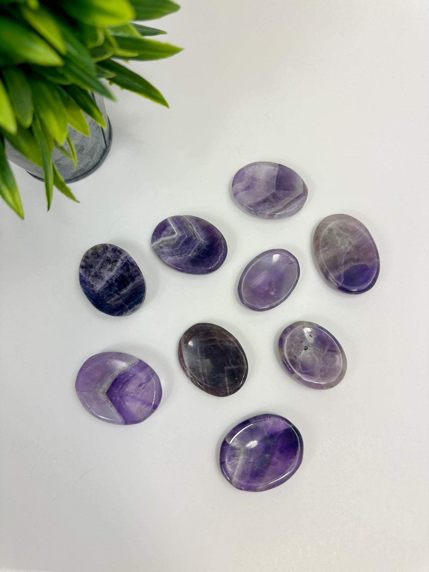 Amethyst Worry Stones