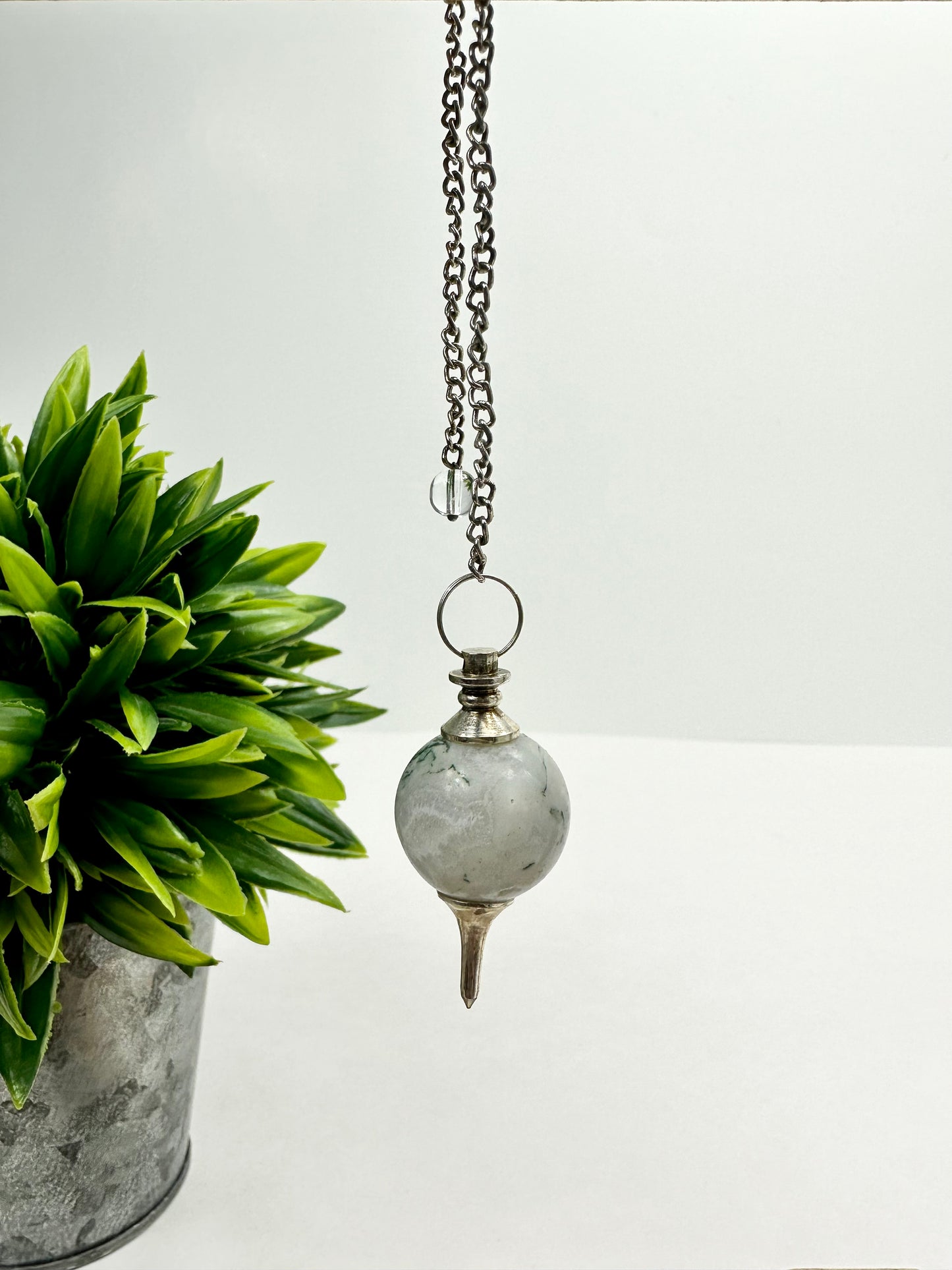 Tree Agate Pendulum