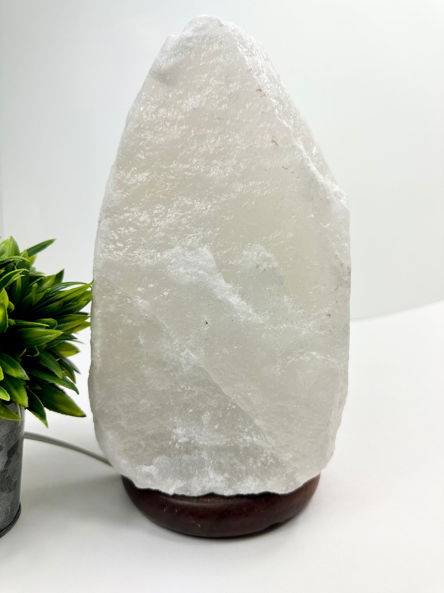 White Himalayan Salt Lamp