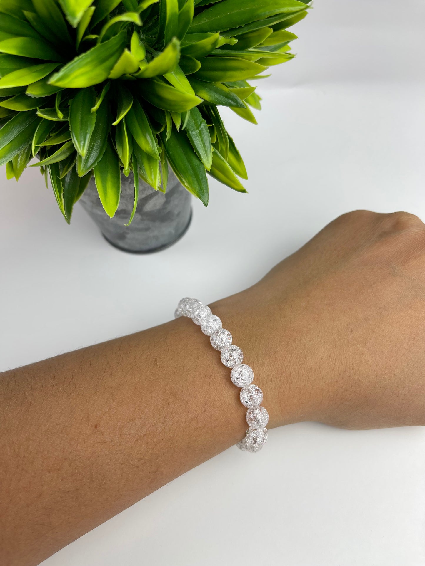 Crackle Quartz 8mm Bracelets