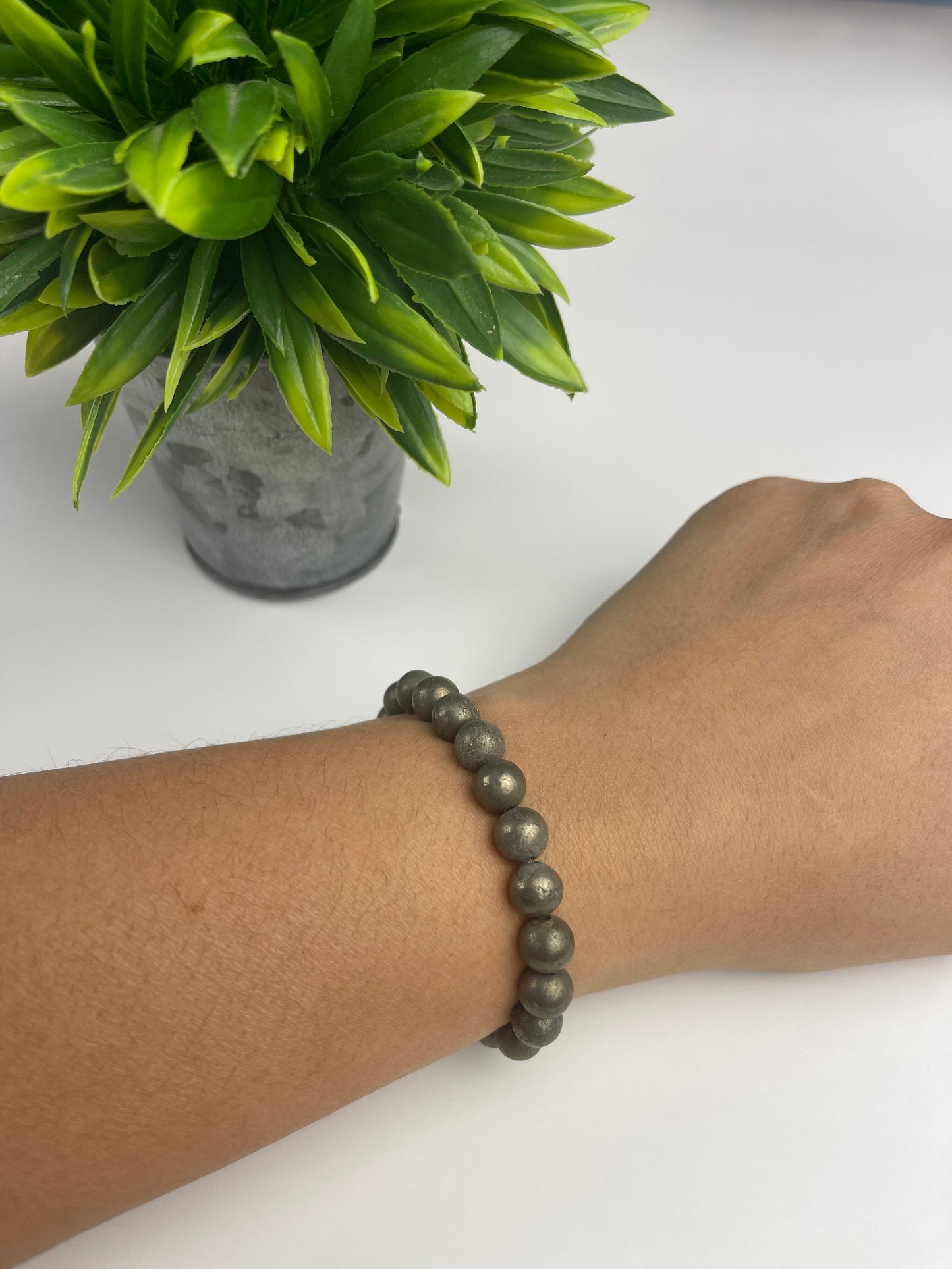 Pyrite 8MM Crystal Bracelets