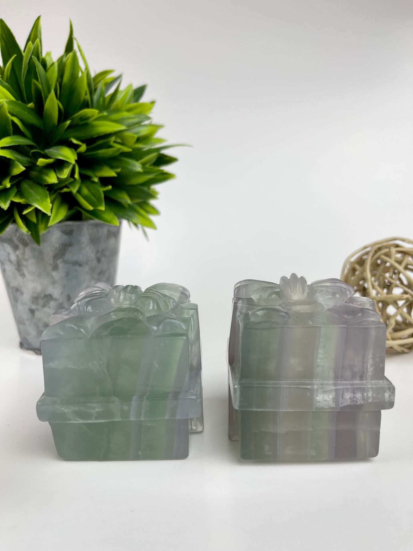 Rainbow Fluorite Christmas Gift Boxes