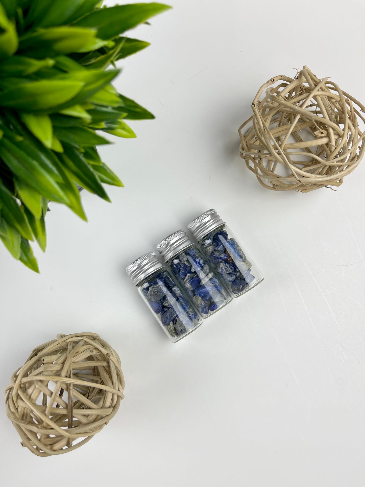 Lapis Lazuli Polished Crystal Chip Bottles - Canadian Crystal Queens