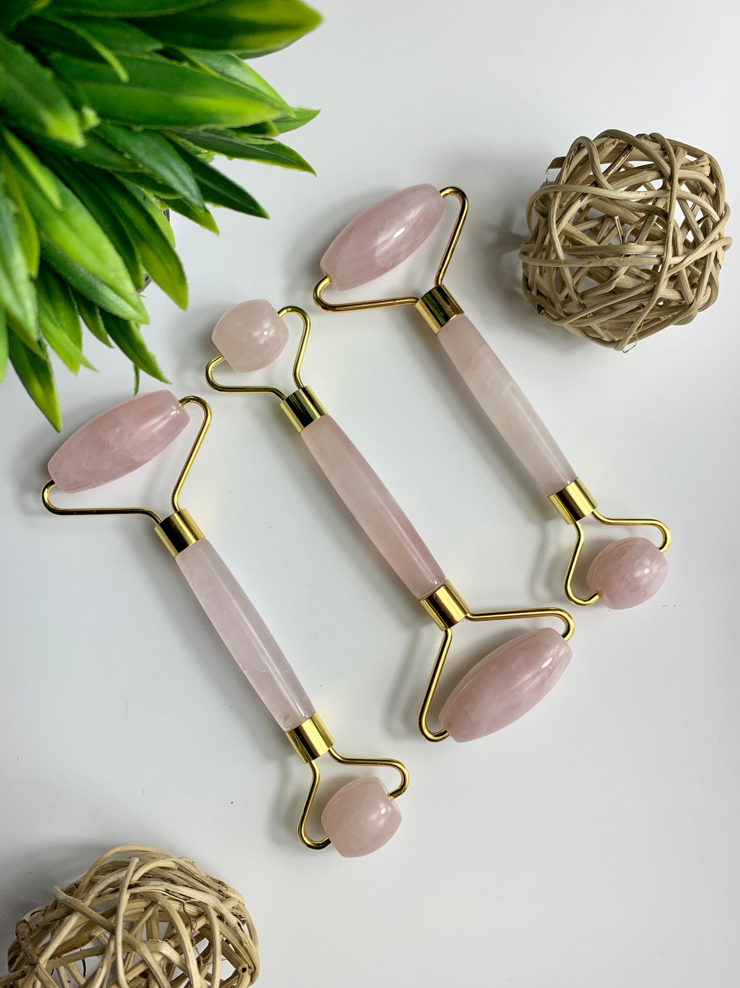 Rose Quartz Face Rollers