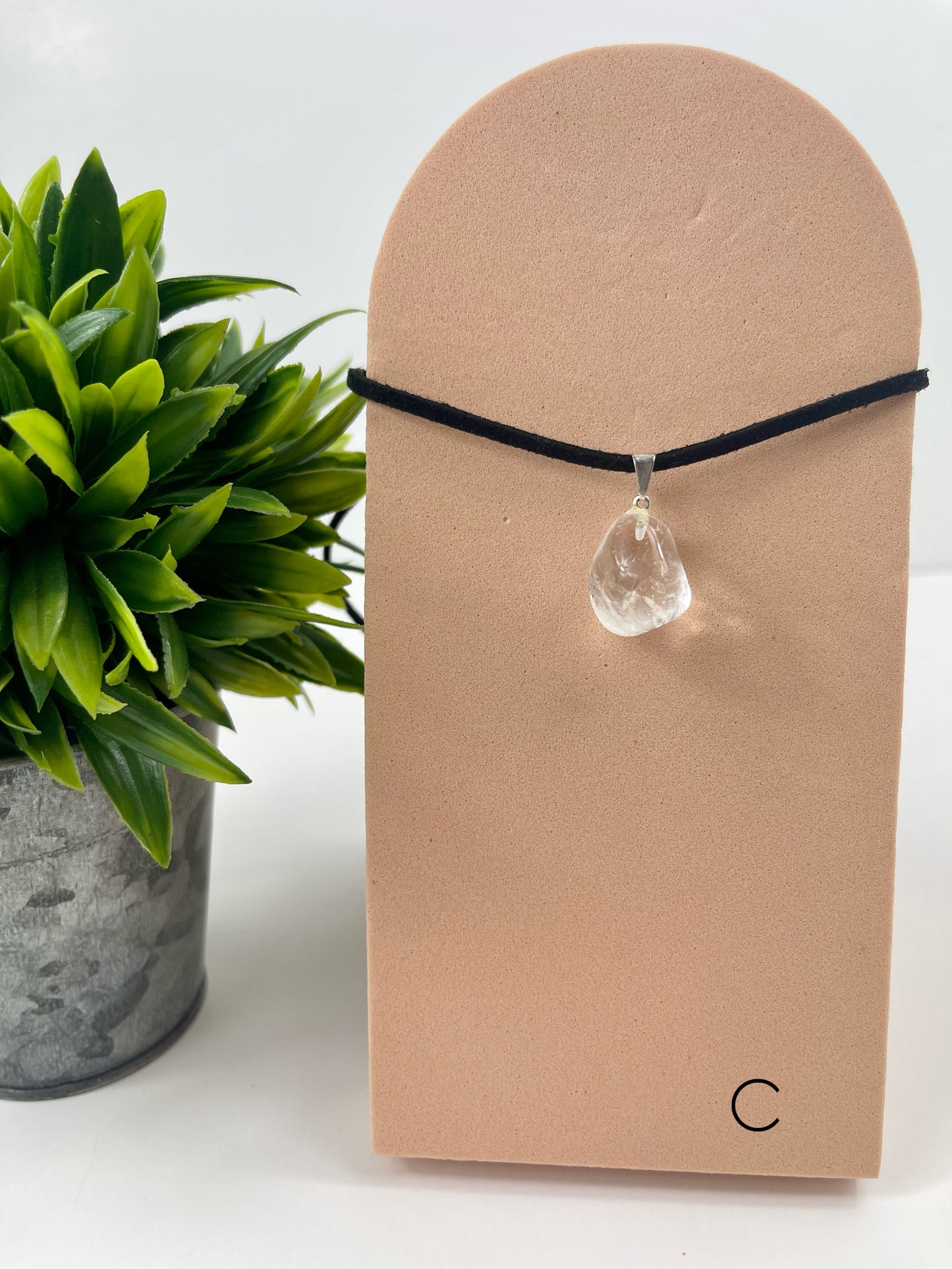 Clear Quartz Pendant C