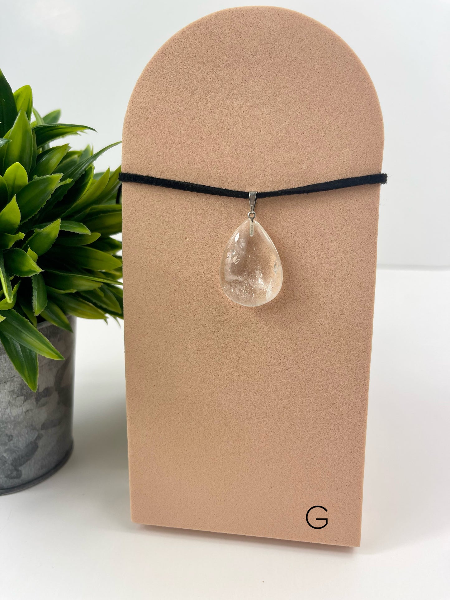 Clear Quartz Pendant G