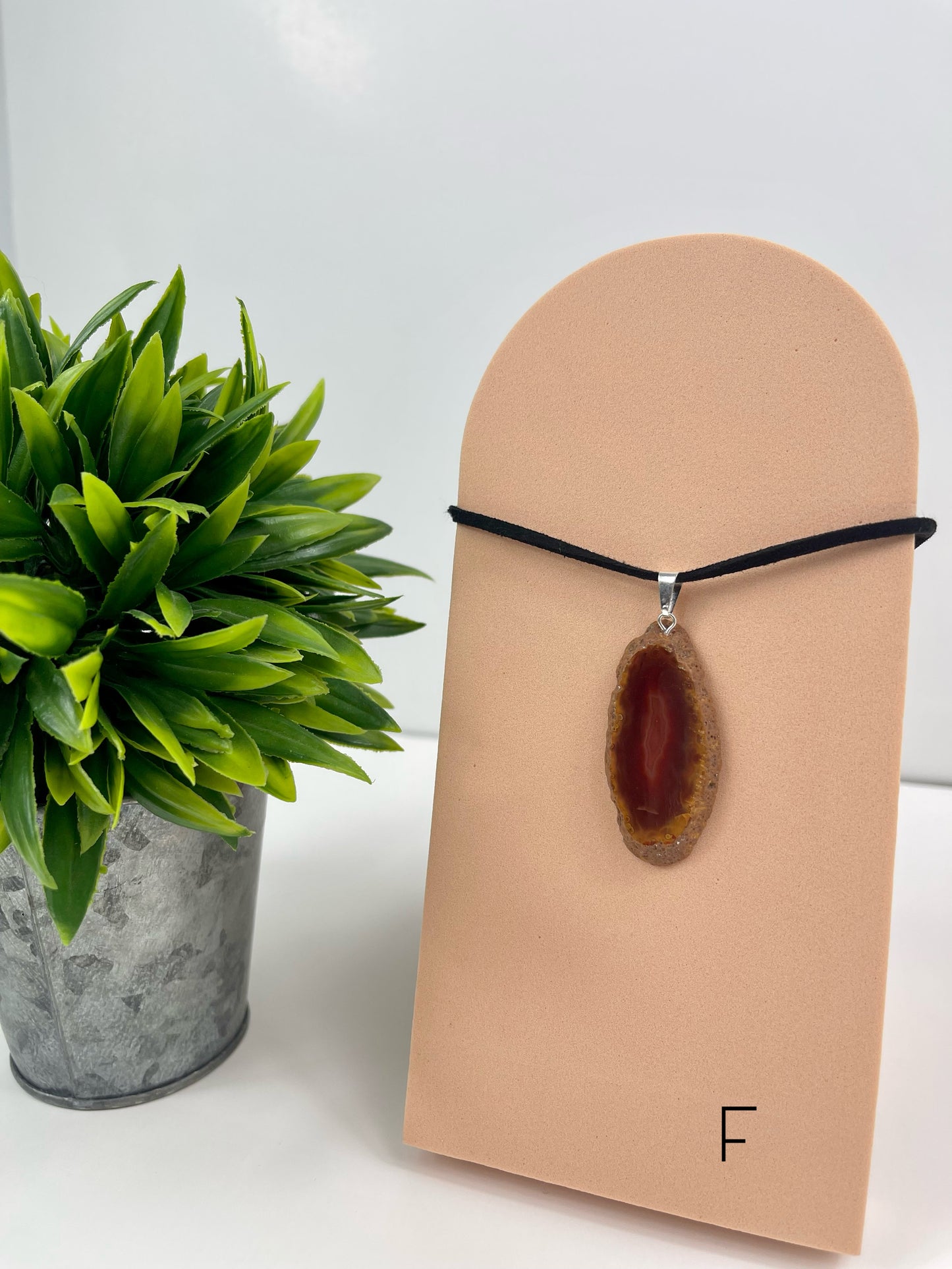 Agate Slab Pendant F