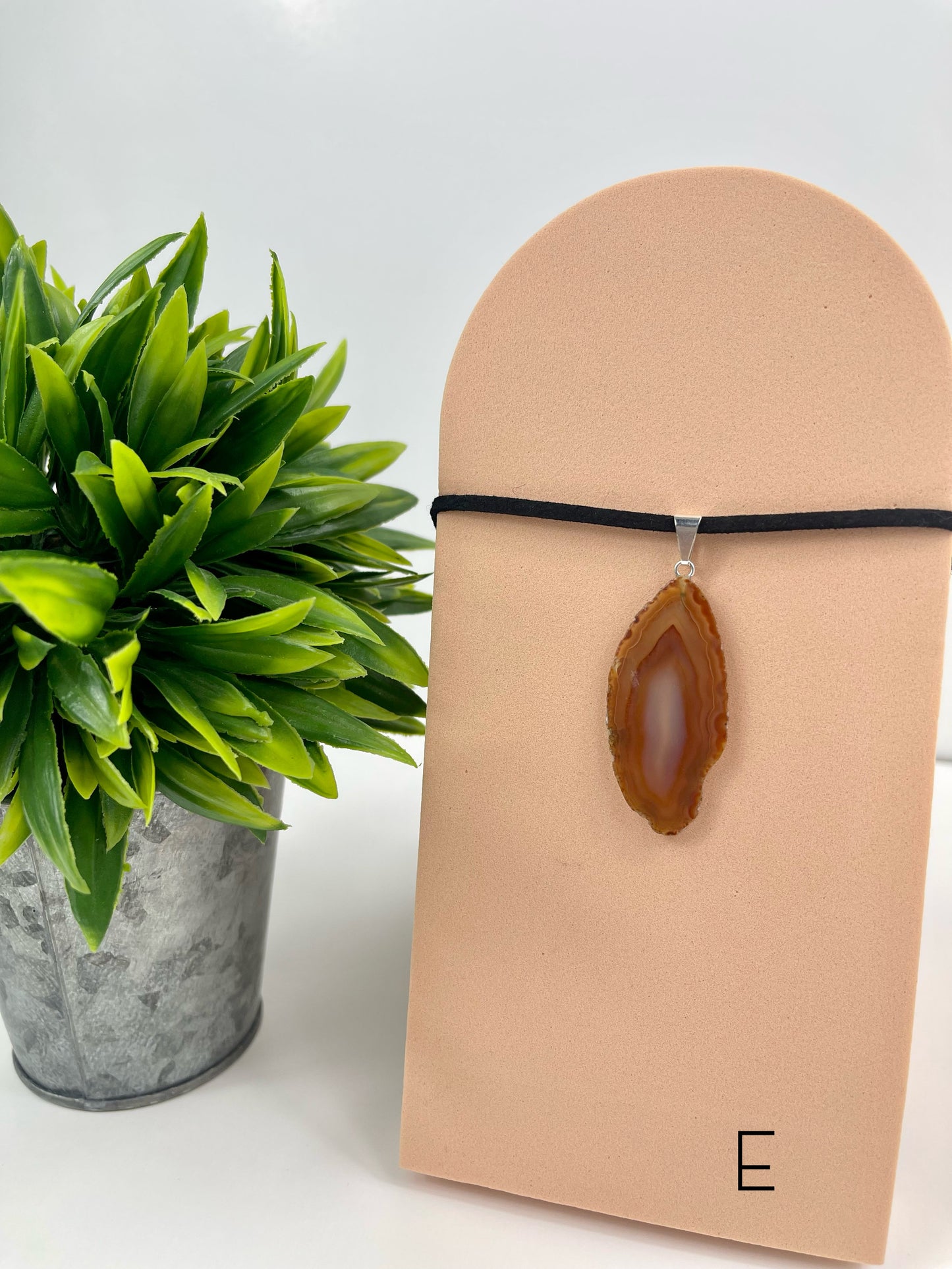Agate Slab Pendant E