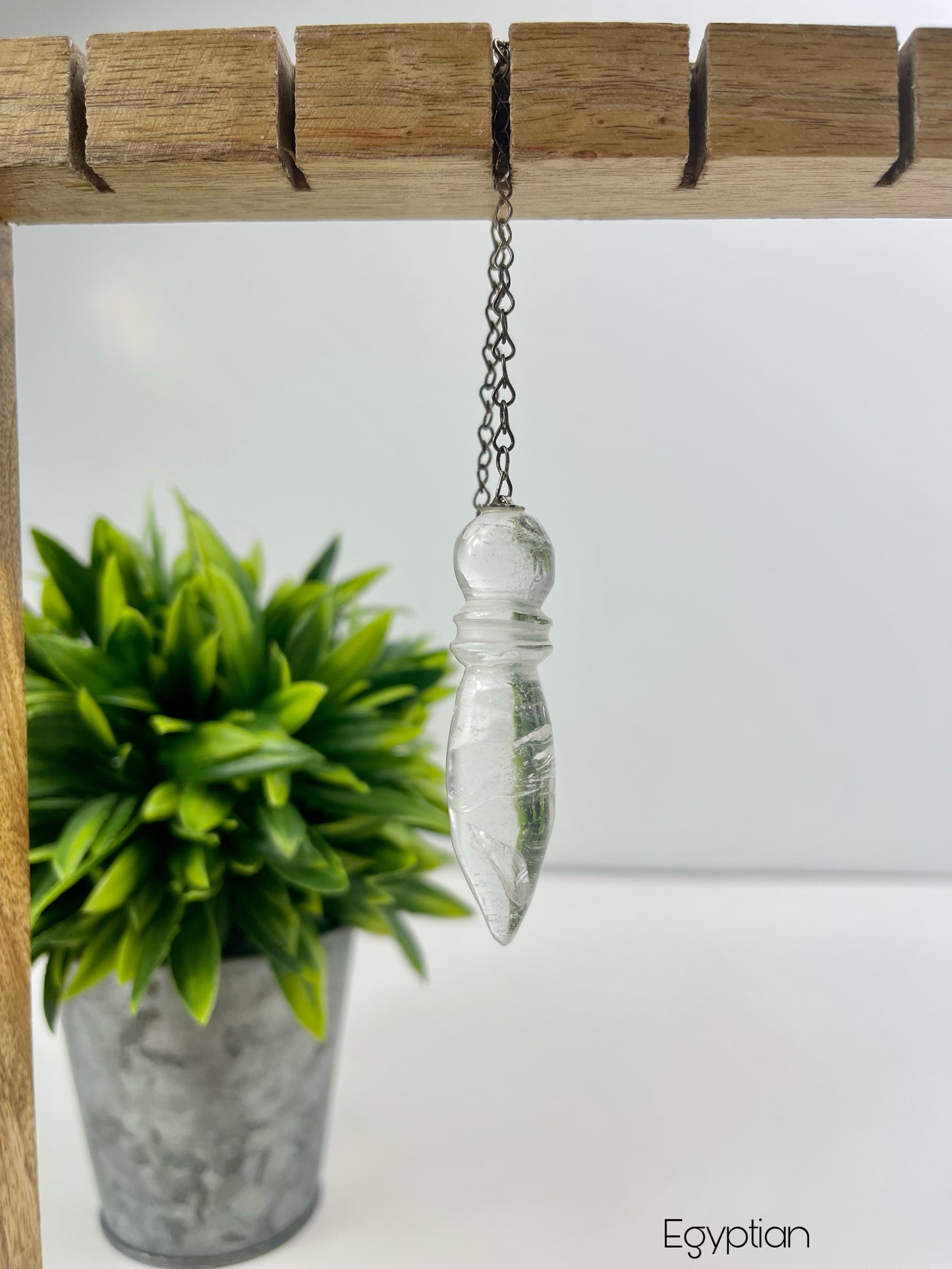 Clear Quartz Egyptian Pendulums