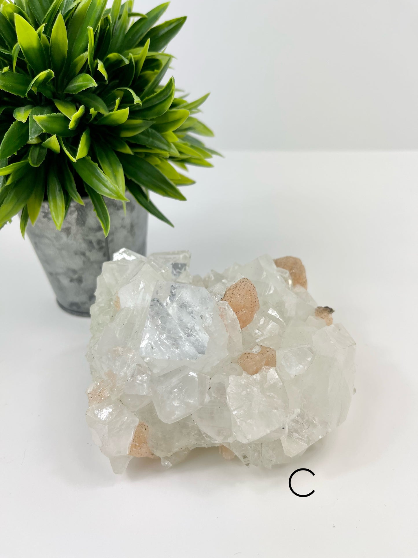 Apophyllite & Stilbite Cluster C
