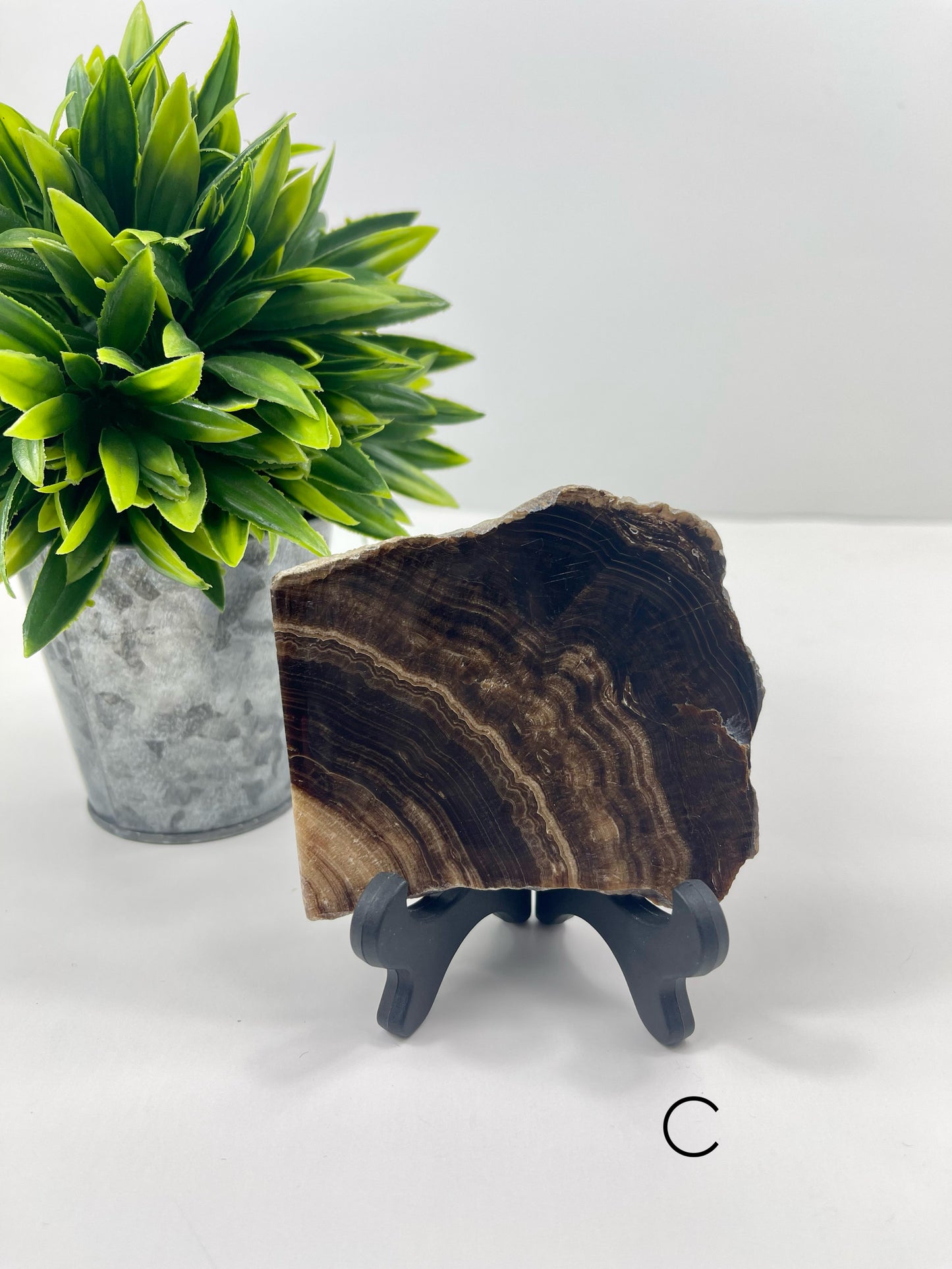 Chocolate Calcite Slab C