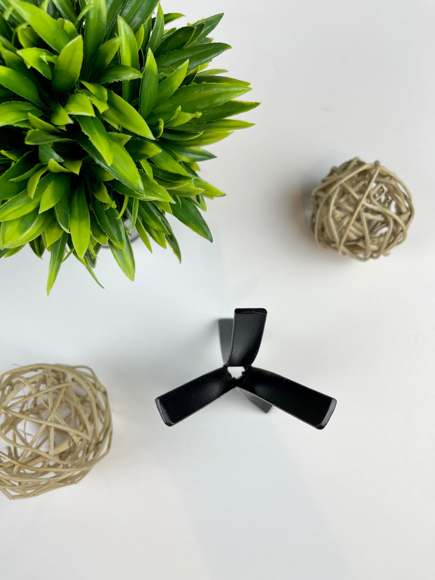 Large Iron Sphere Stand