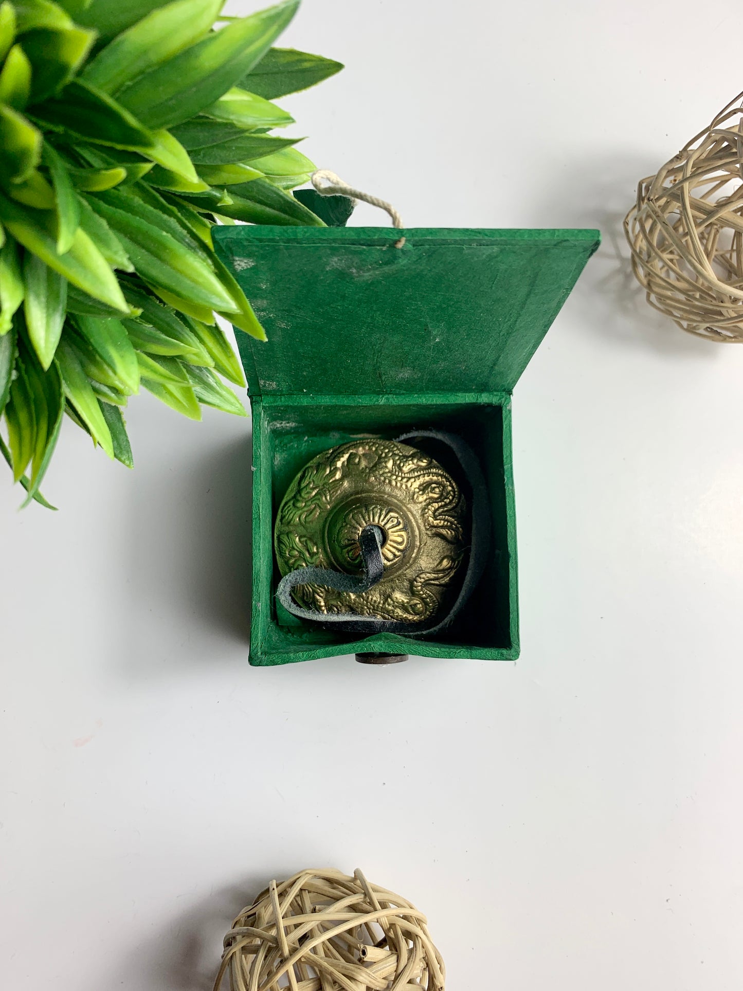 Tibetan Tingsha Green