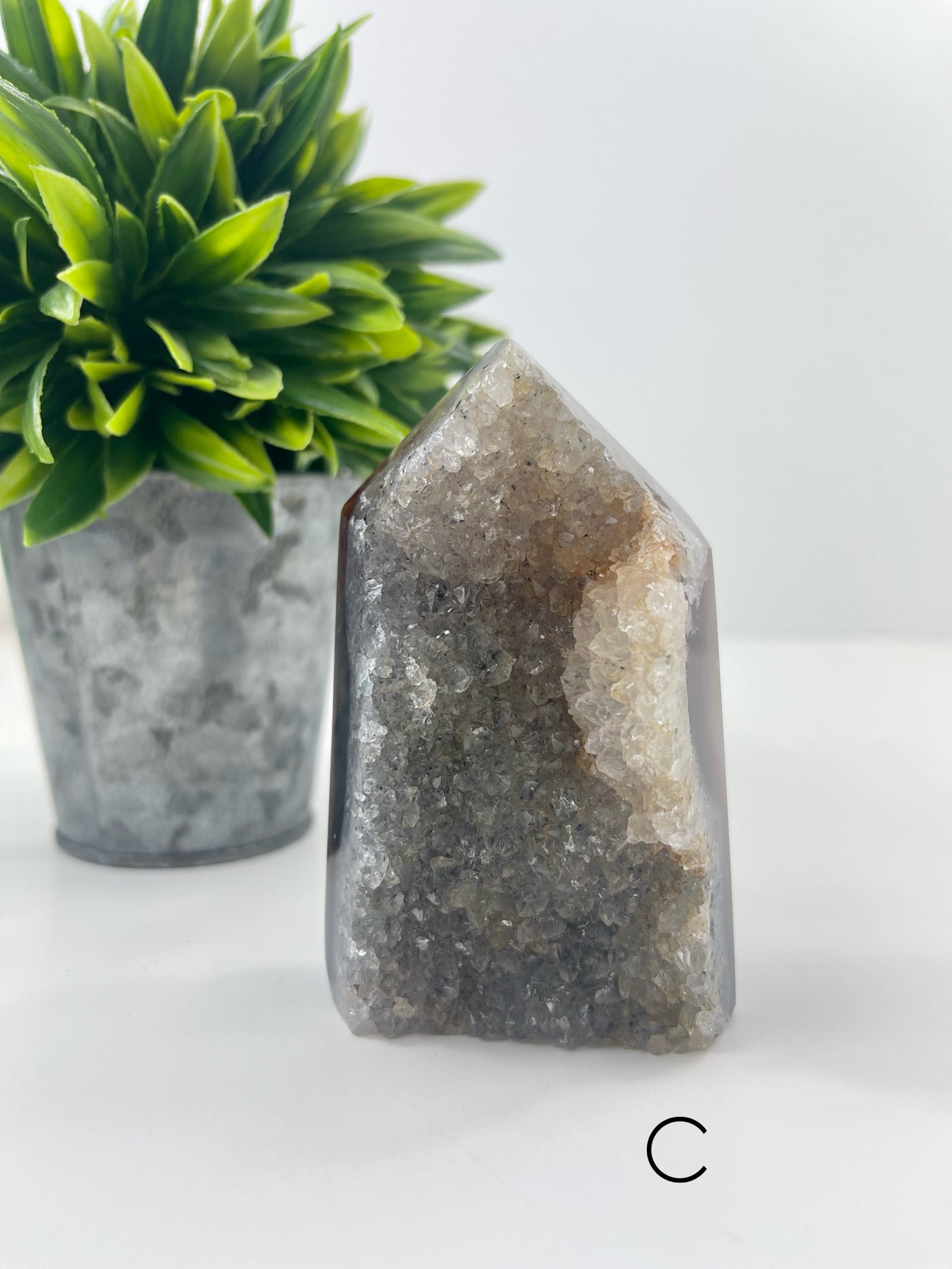Agate Druzy Tower C