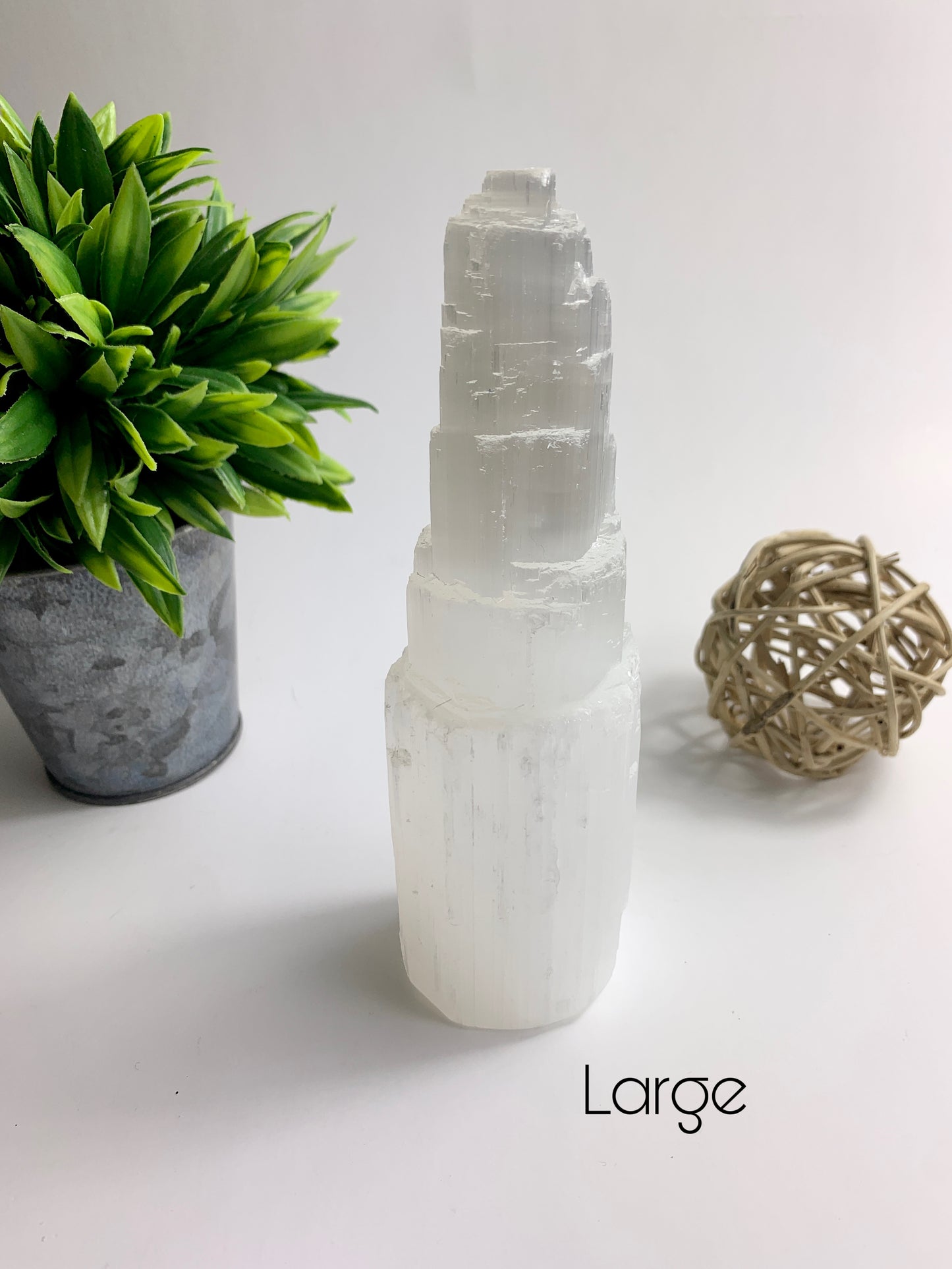 Selenite Tower - Large