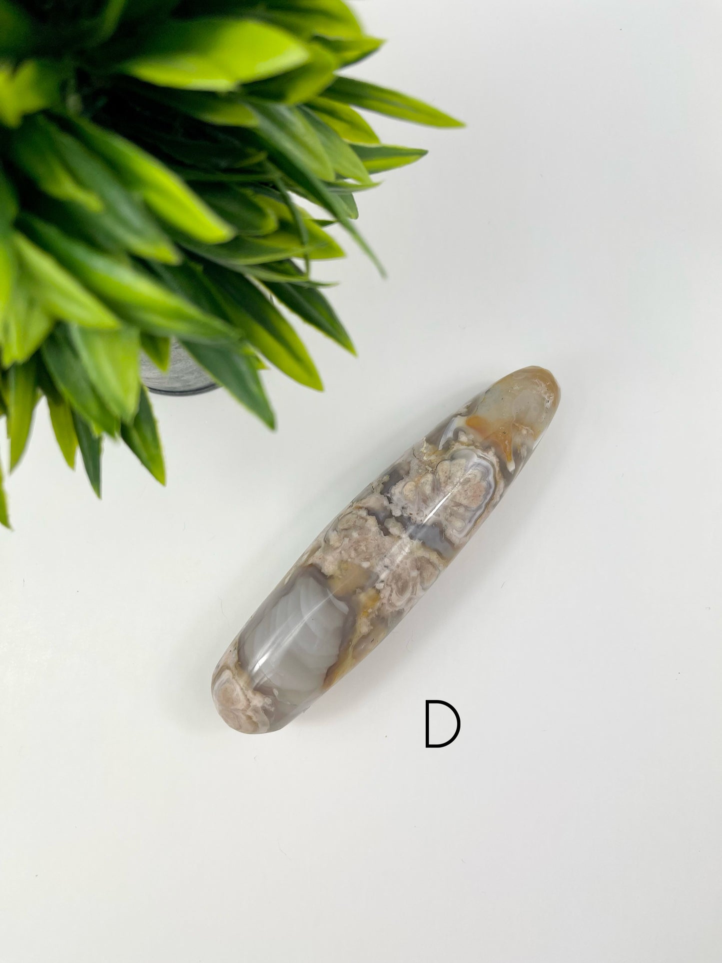 Flower Agate Massage Wand D